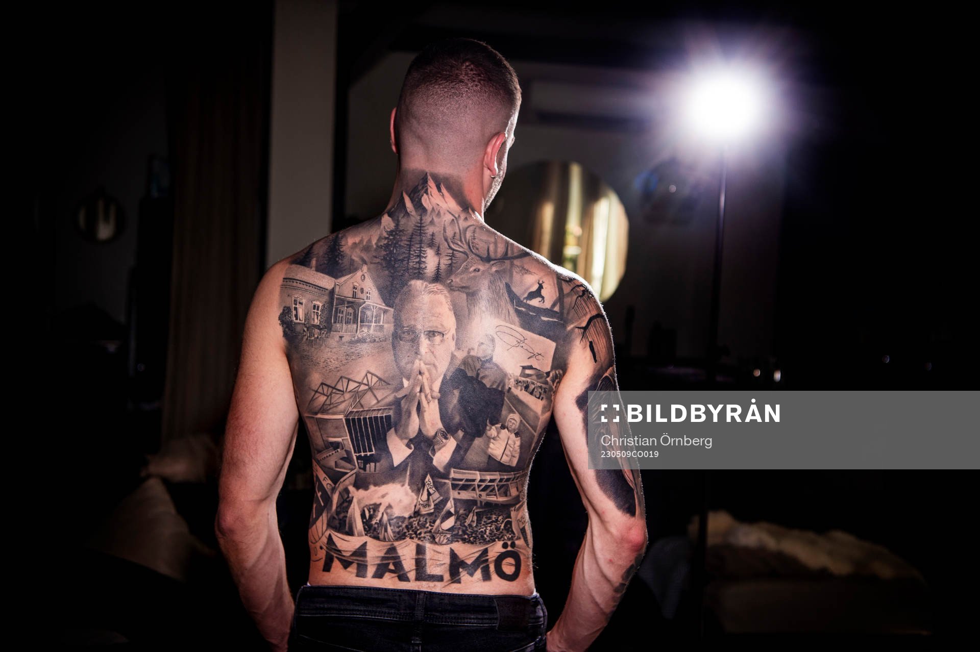 Bengt Madsens barnbarn Tristan vann en tatueringstävling