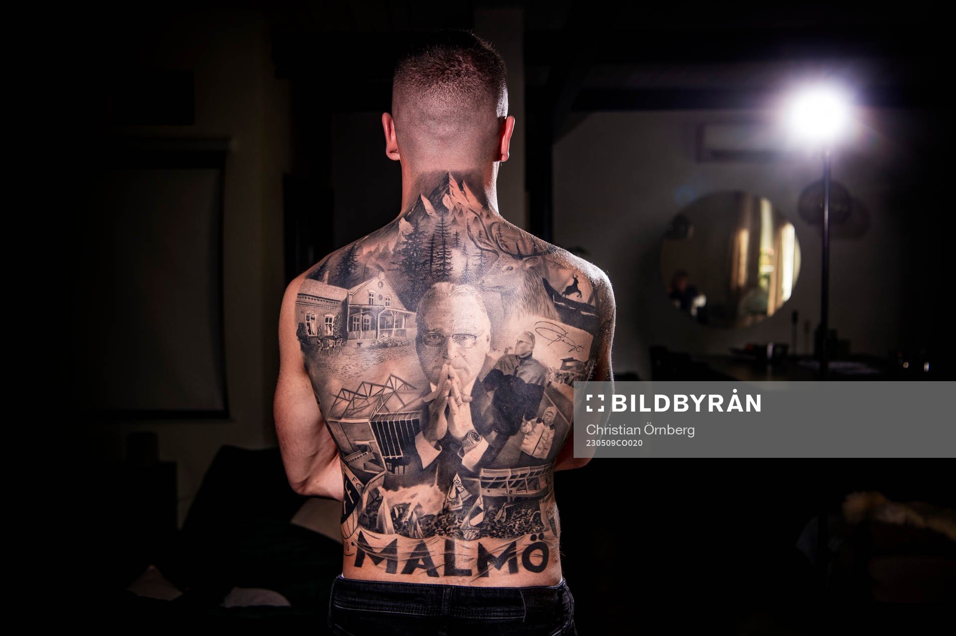 Bengt Madsens barnbarn Tristan vann en tatueringstävling