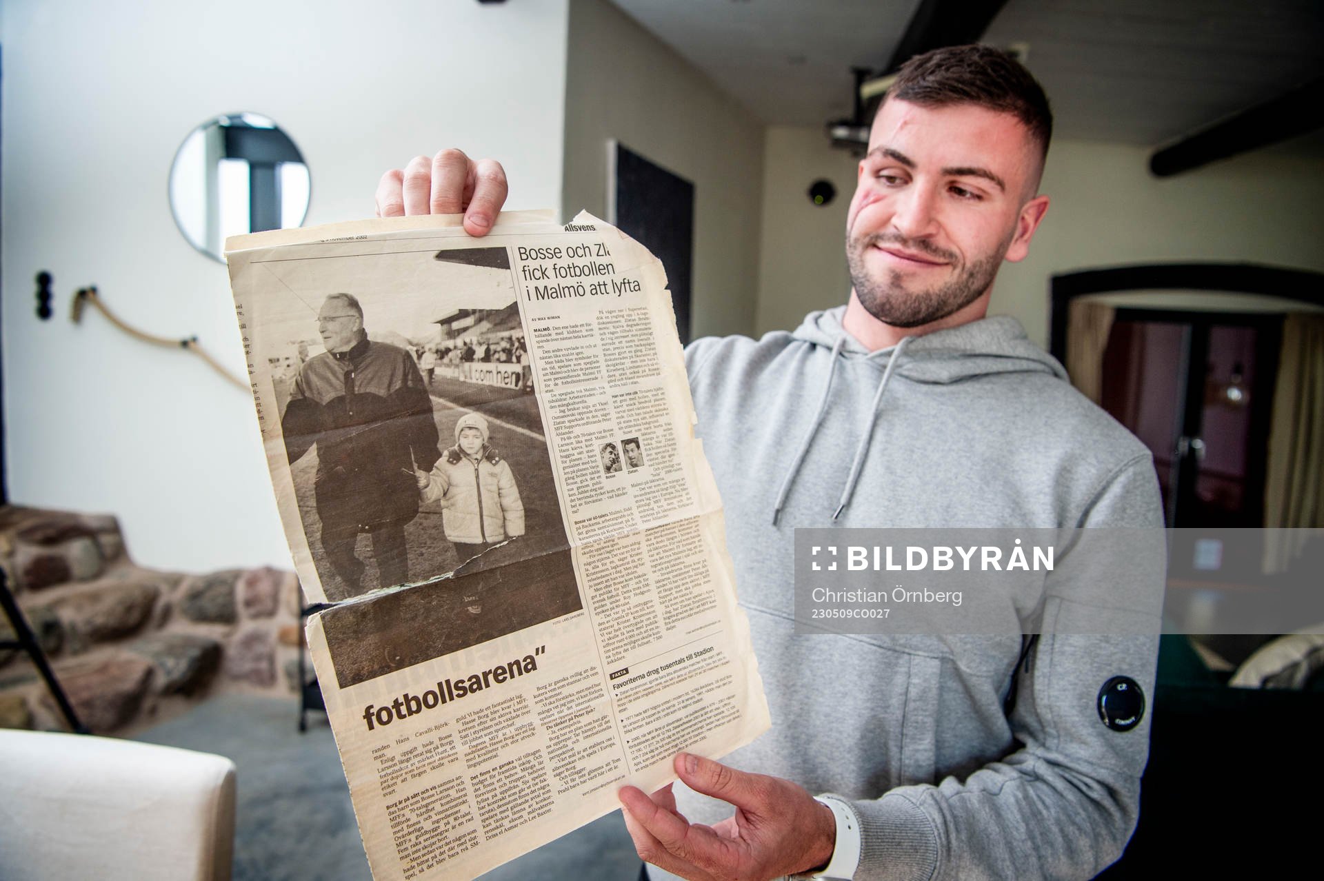 Bengt Madsens barnbarn Tristan vann en tatueringstävling