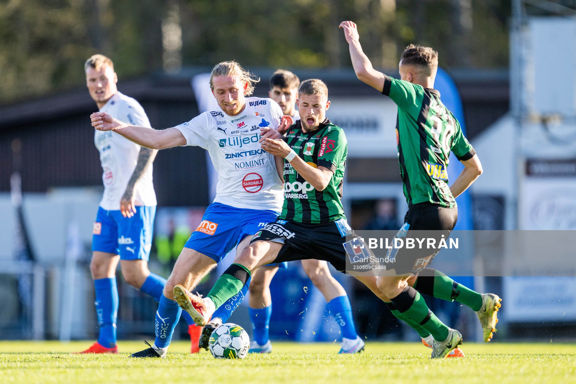 Värnamos Hampus Näsström och Varbergs Oliver Alfonsi