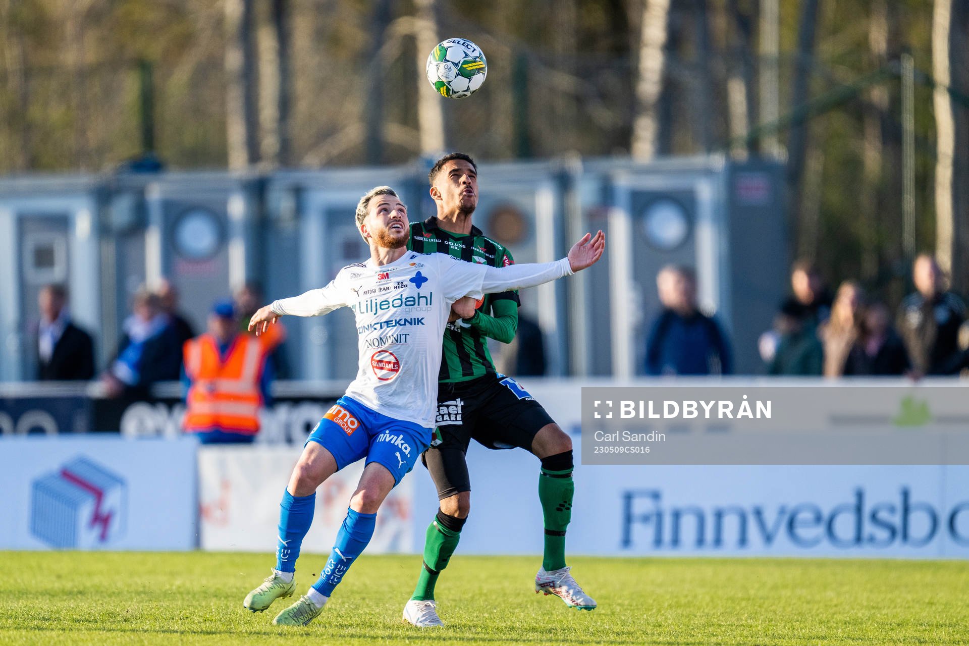 Värnamos Marco Bustos och Varbergs Eliton Pardinho Toreta