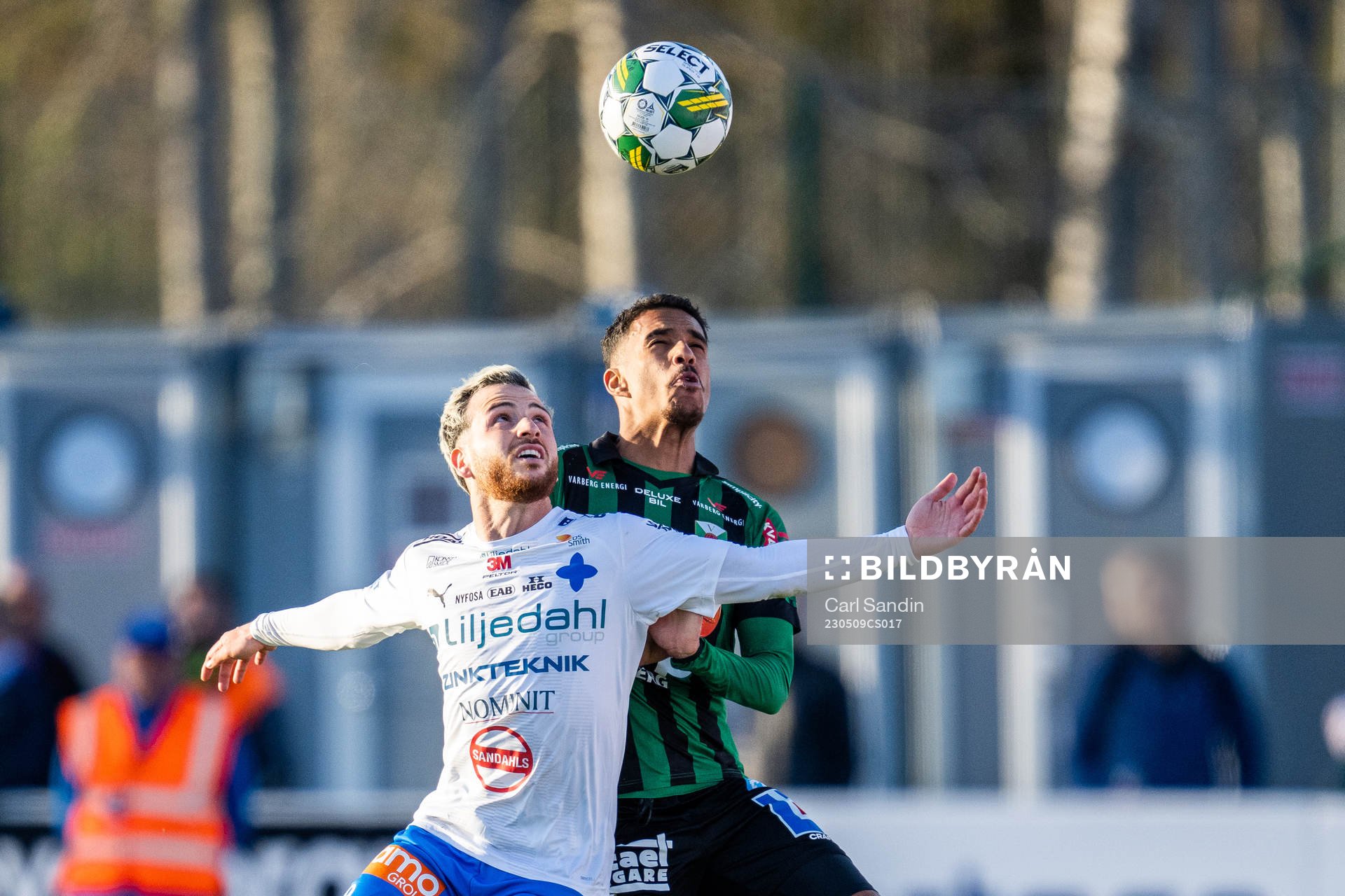 Värnamos Marco Bustos och Varbergs Eliton Pardinho Toreta