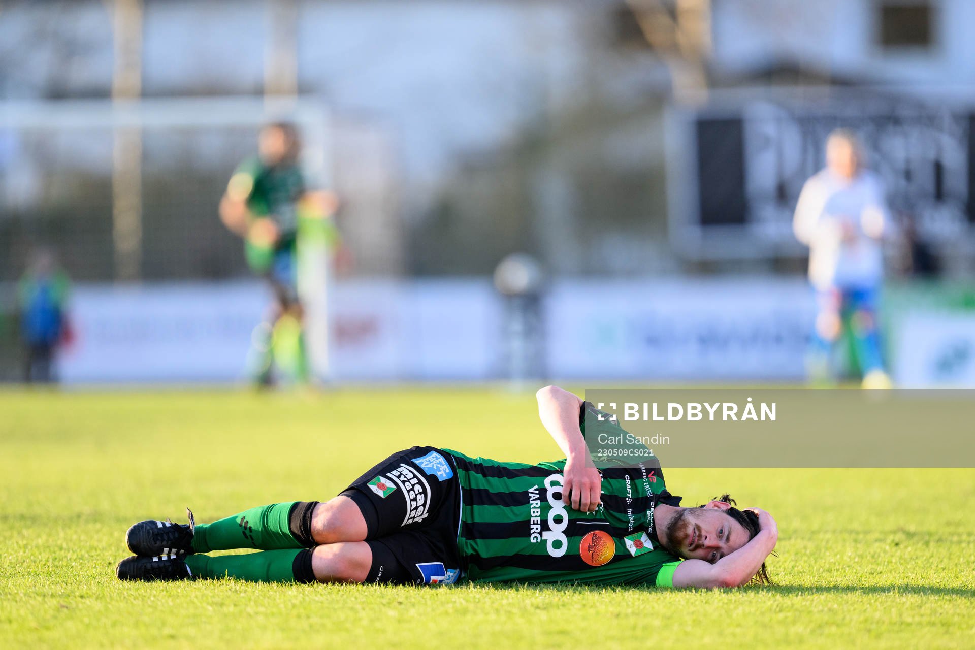 Varbergs Robin Tranberg deppar och har ont