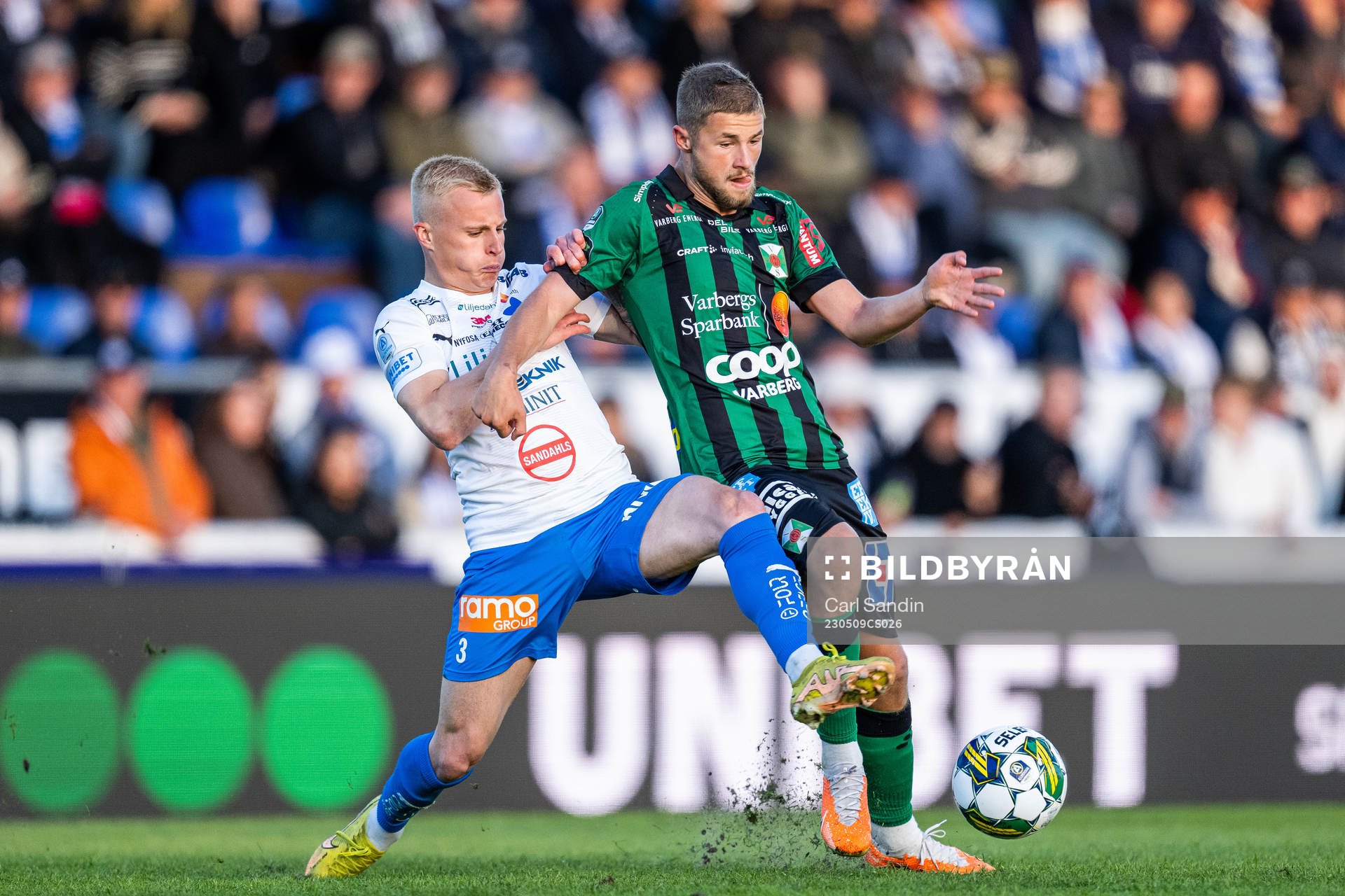 Värnamos Viktor Bergh och Varbergs Oliver Alfonsi