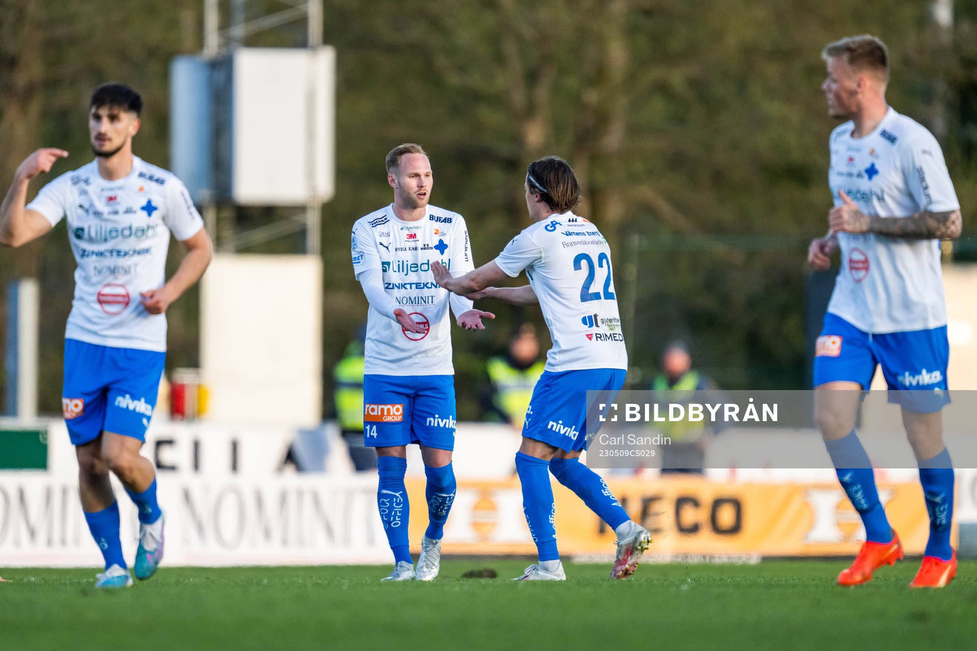 Värnamos Gustav Engvall jublar