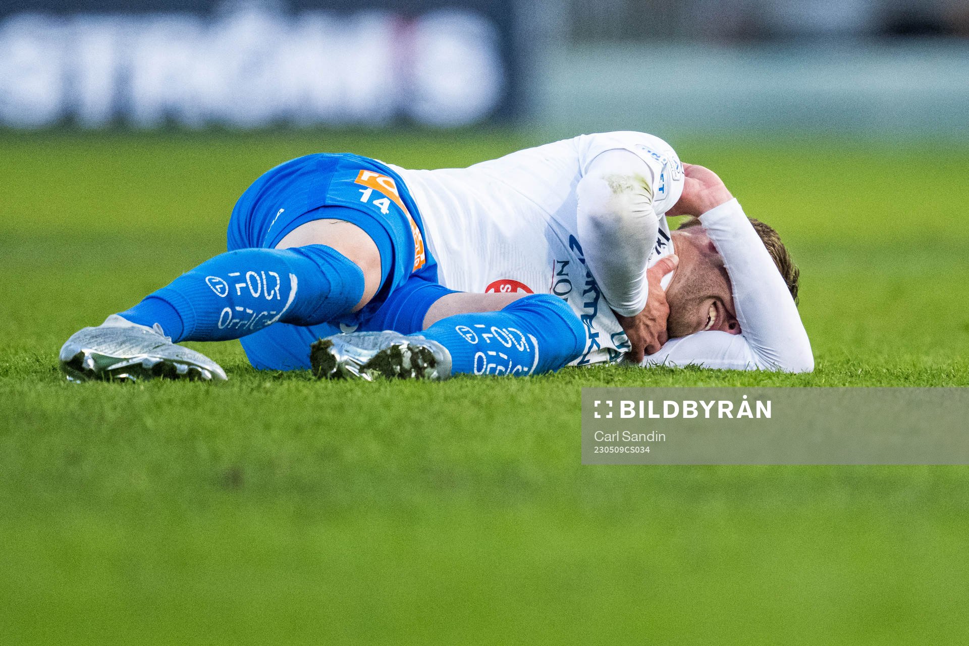 Värnamos Gustav Engvall har ont
