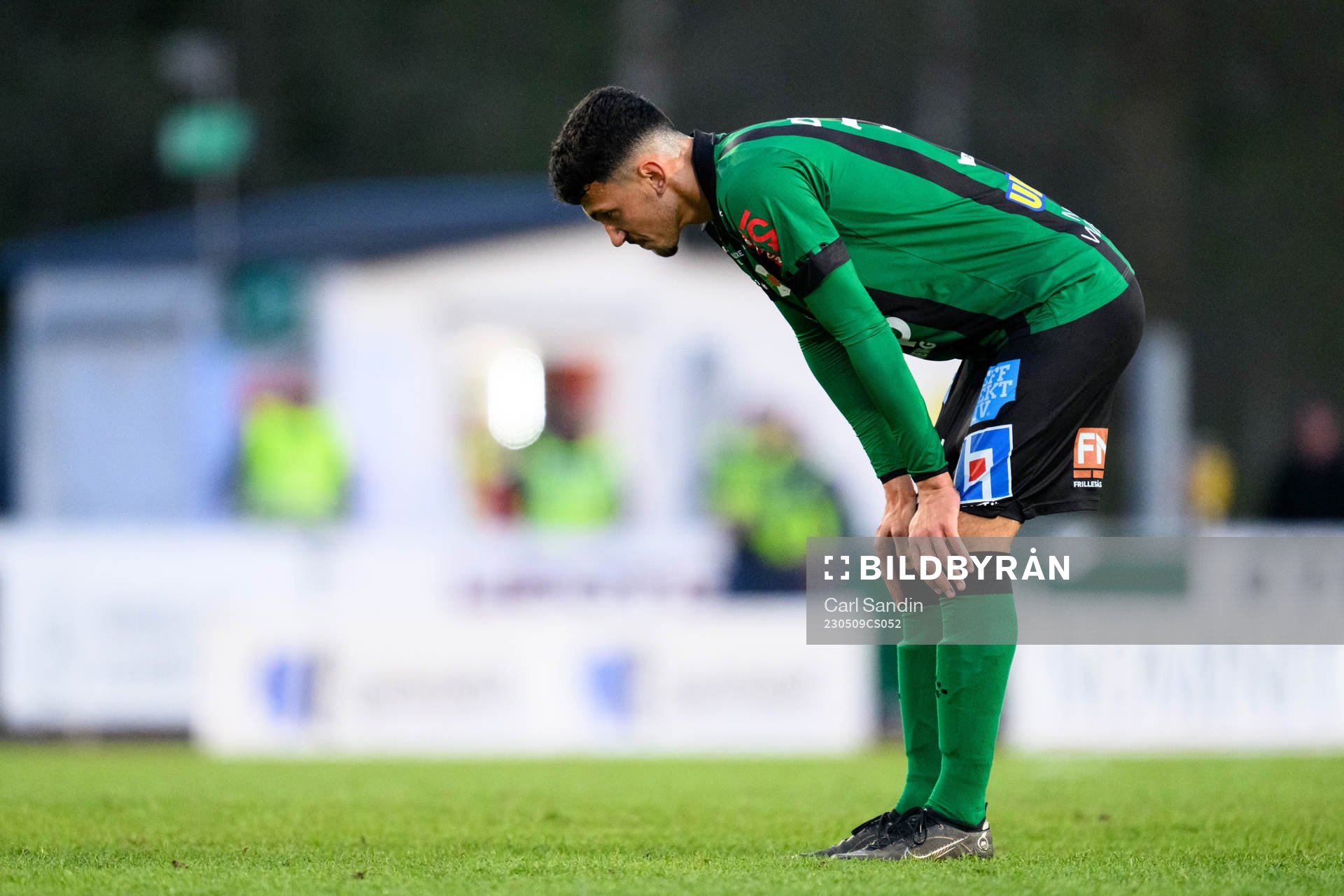 Varbergs Dion Krasniqi deppar