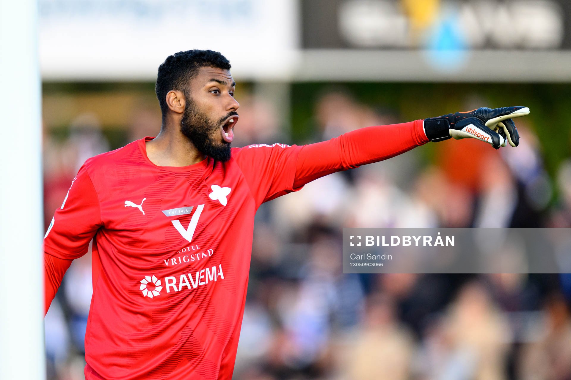 Värnamos målvakt Jonathan Ursin Rasheed