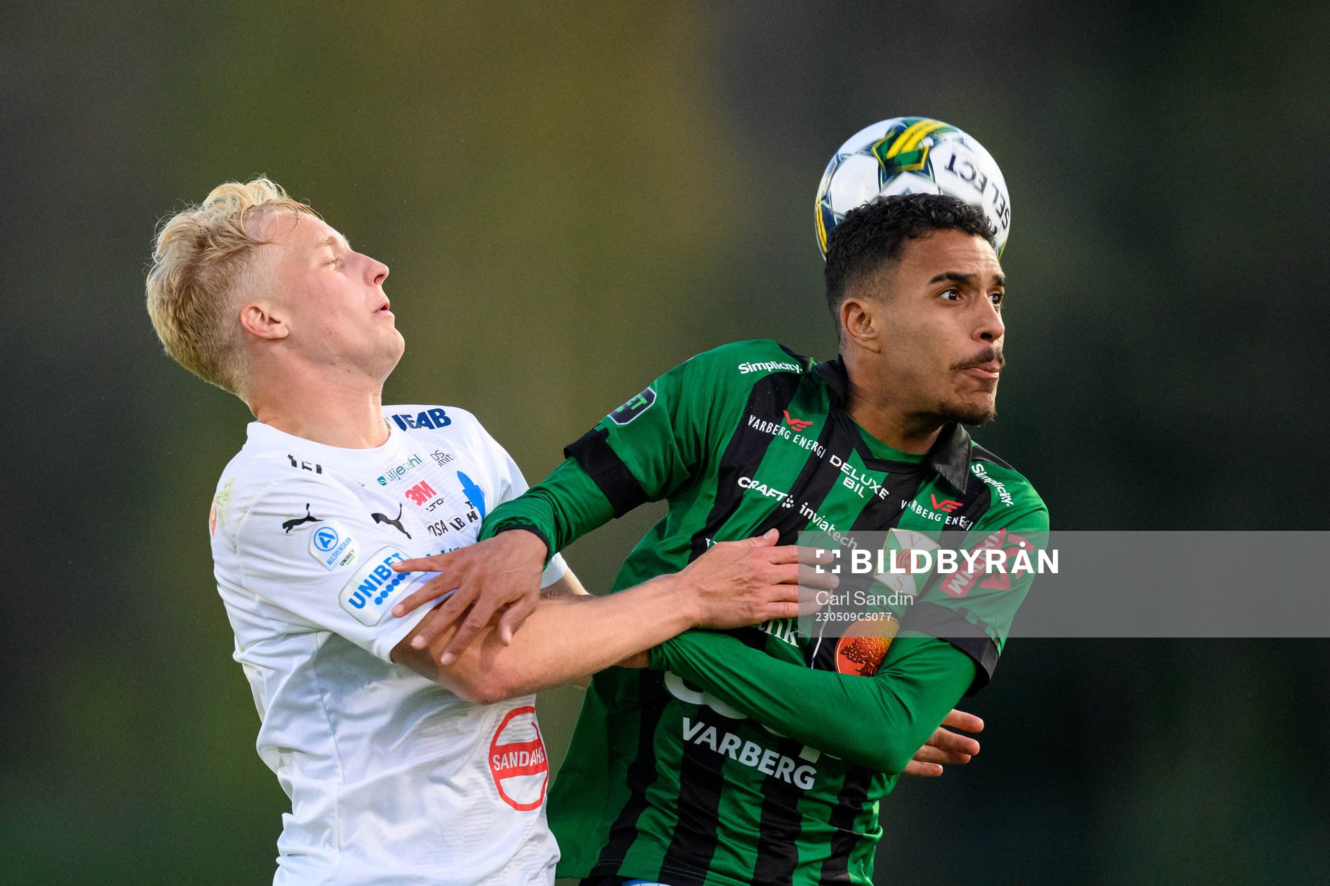 Värnamos Victor Larsson och Varbergs Eliton Pardinho