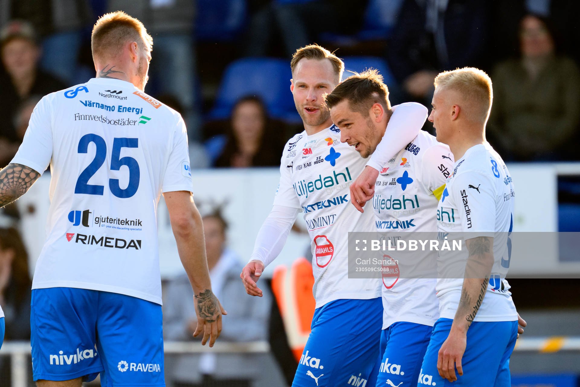 Värnamos Gustav Engvall jublar