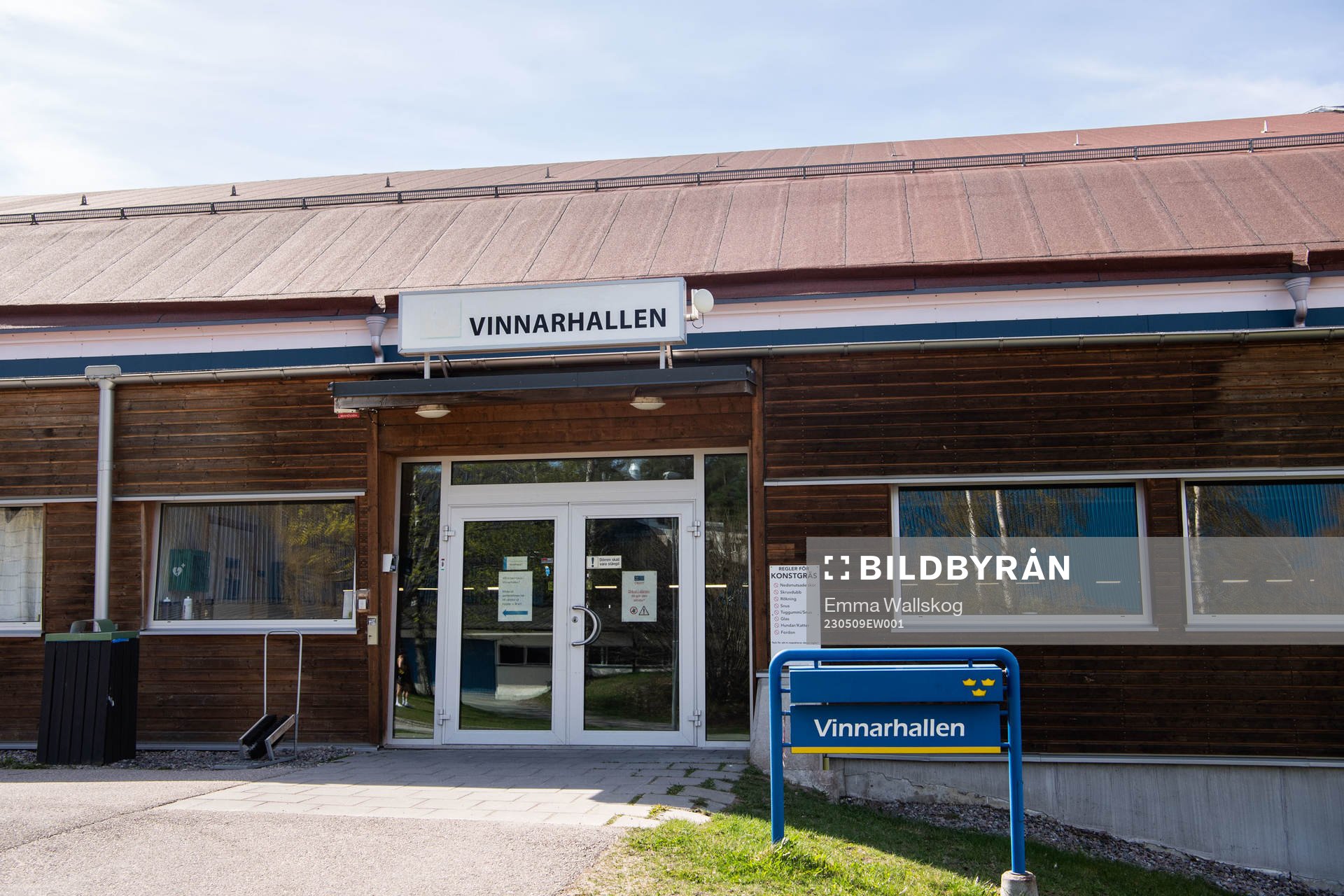 Exteriör vy av Vinnarhallen