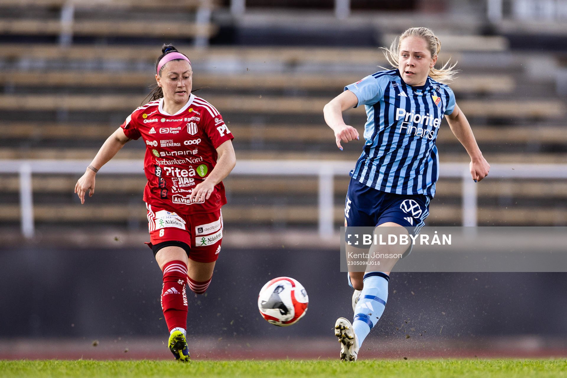 Piteås Katrina Guillou och Djurgårdens Alice Bergström