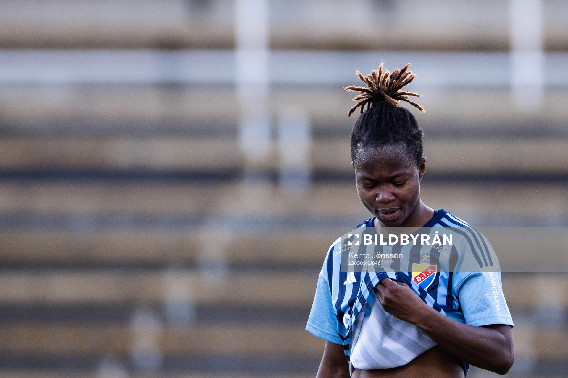 Djurgårdens Portia Boakye deppar