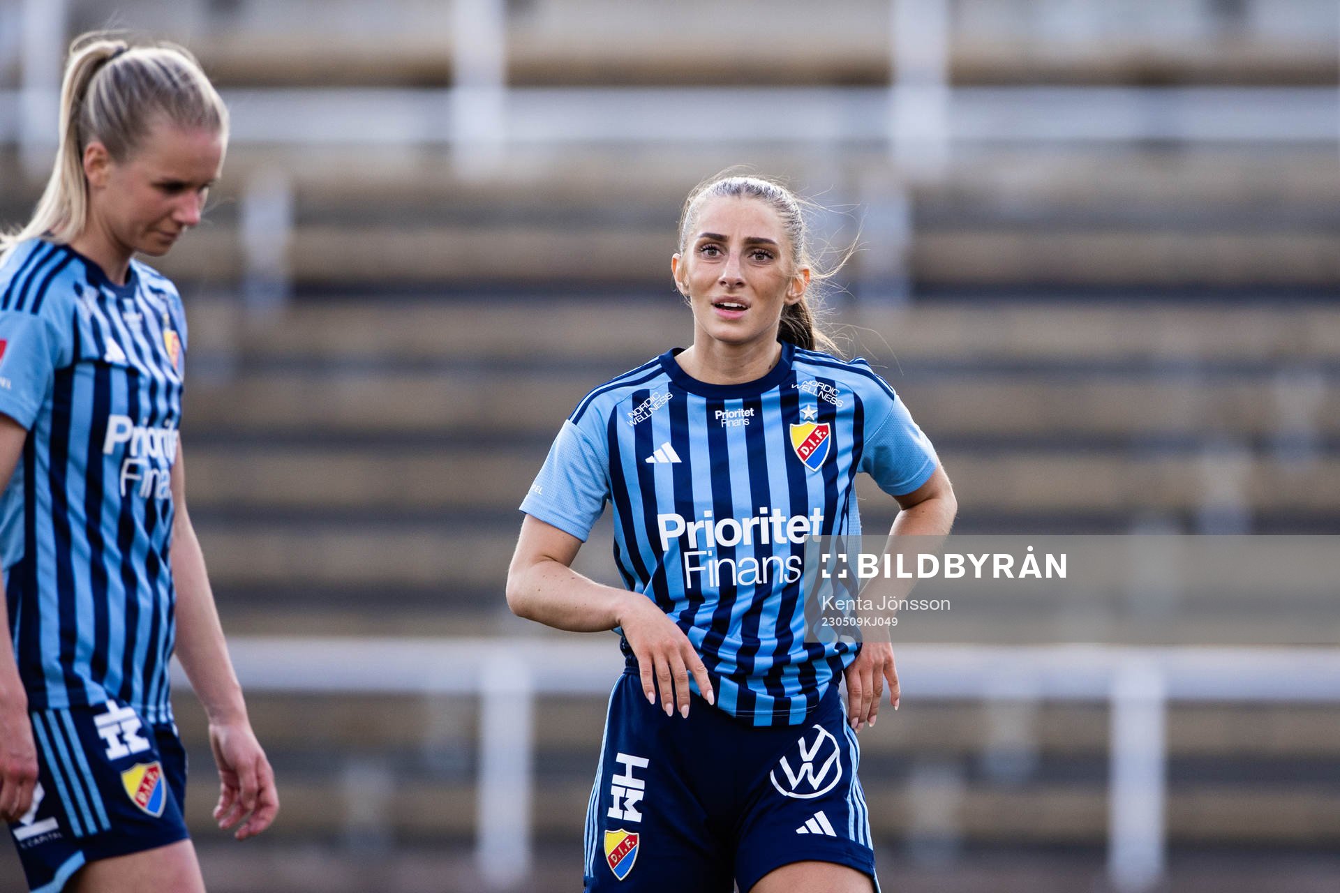 Djurgårdens Tilde Lindwall deppar