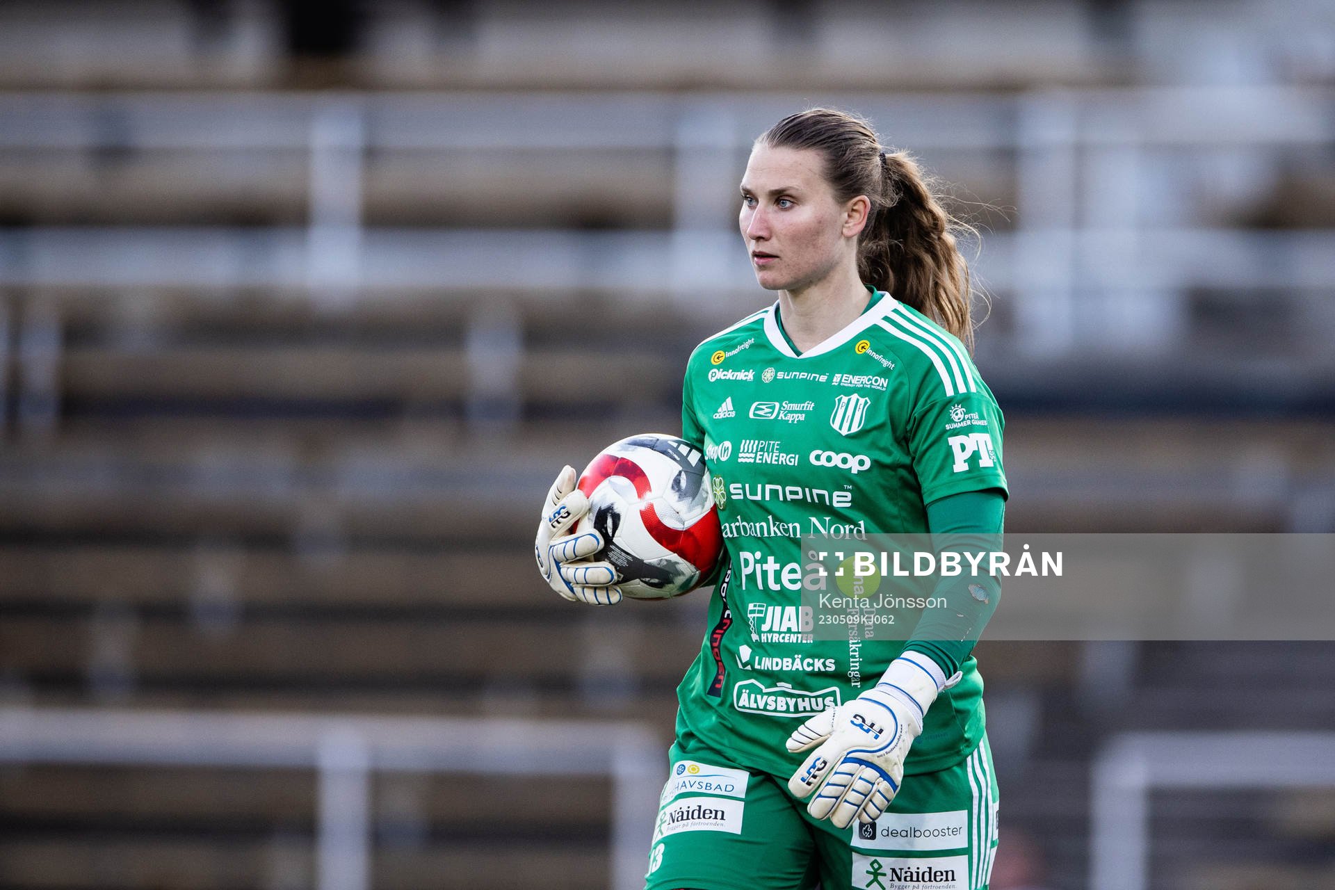 Piteås målvakt Samantha Leshnak Murphy