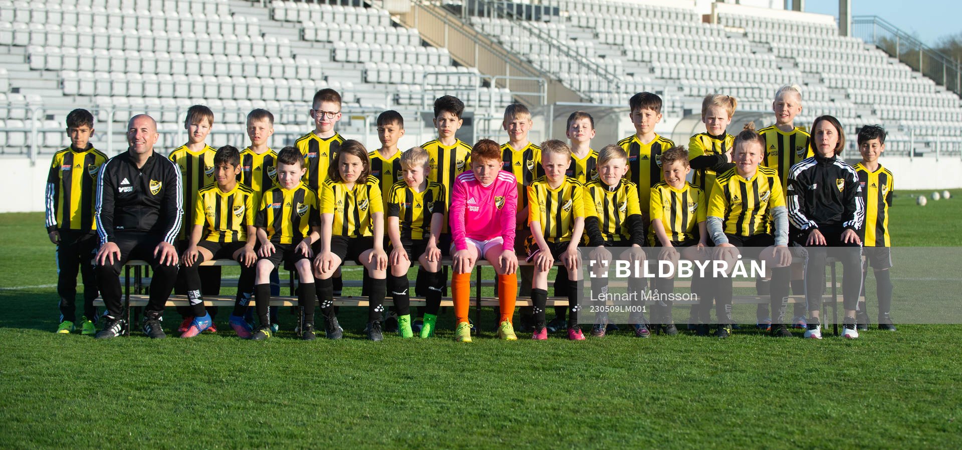 Lagbilder IFK Hässleholms ungdomslag i Hässleholm 8 maj