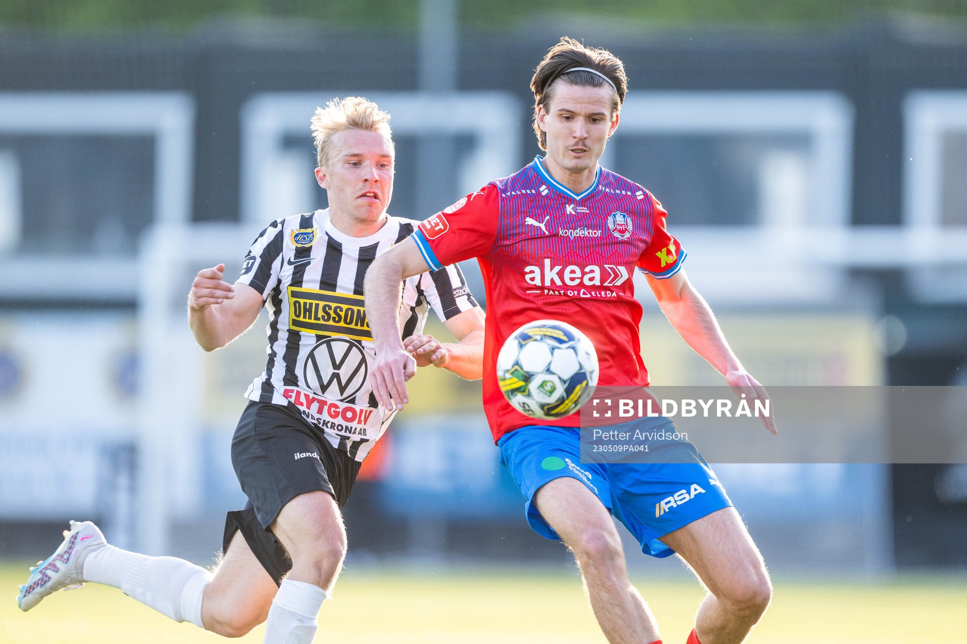 under fotbollsmatchen i Superettan mellan Landskrona och