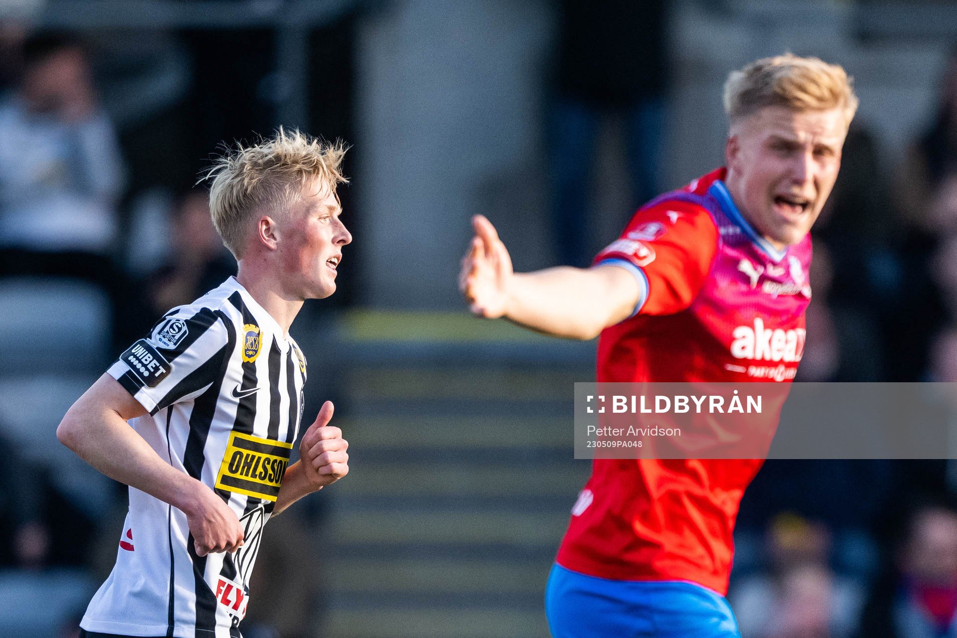 Landskronas Melker Widell och Helsingborgs Casper Widell