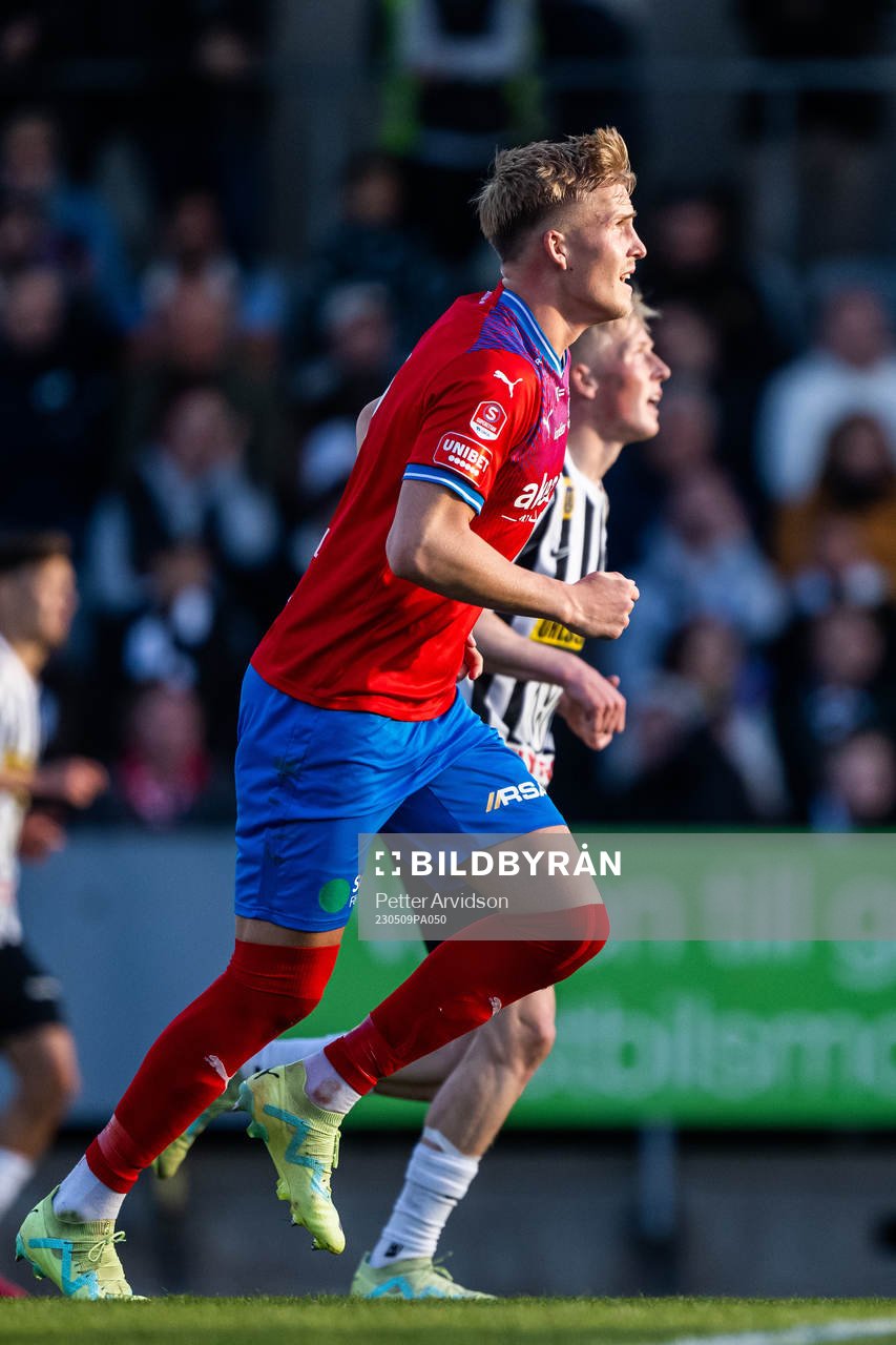 Helsingborgs Casper Widell och Landskronas Melker Widell