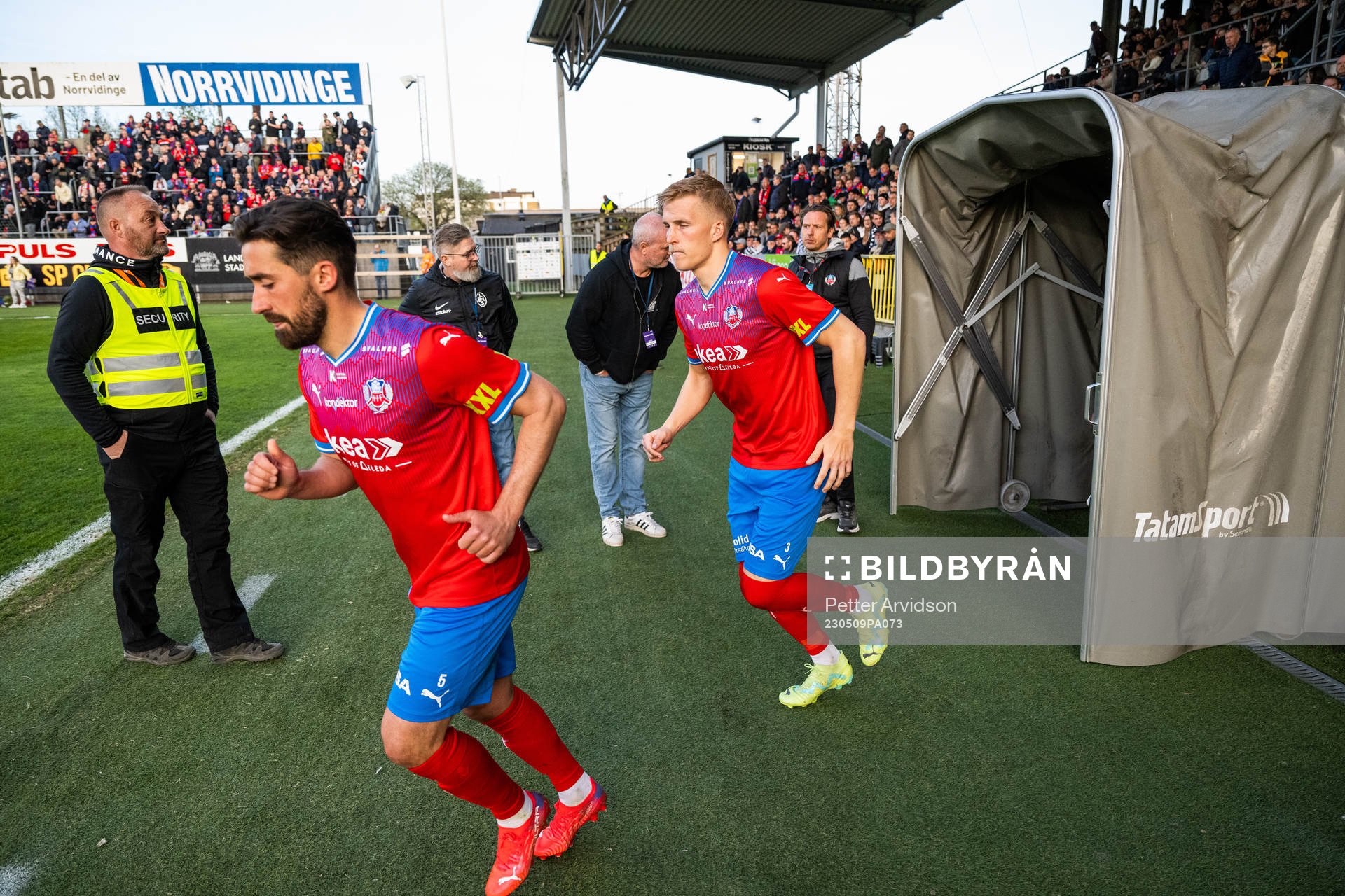 Helsingborgs Frederik Holst och Casper Widell