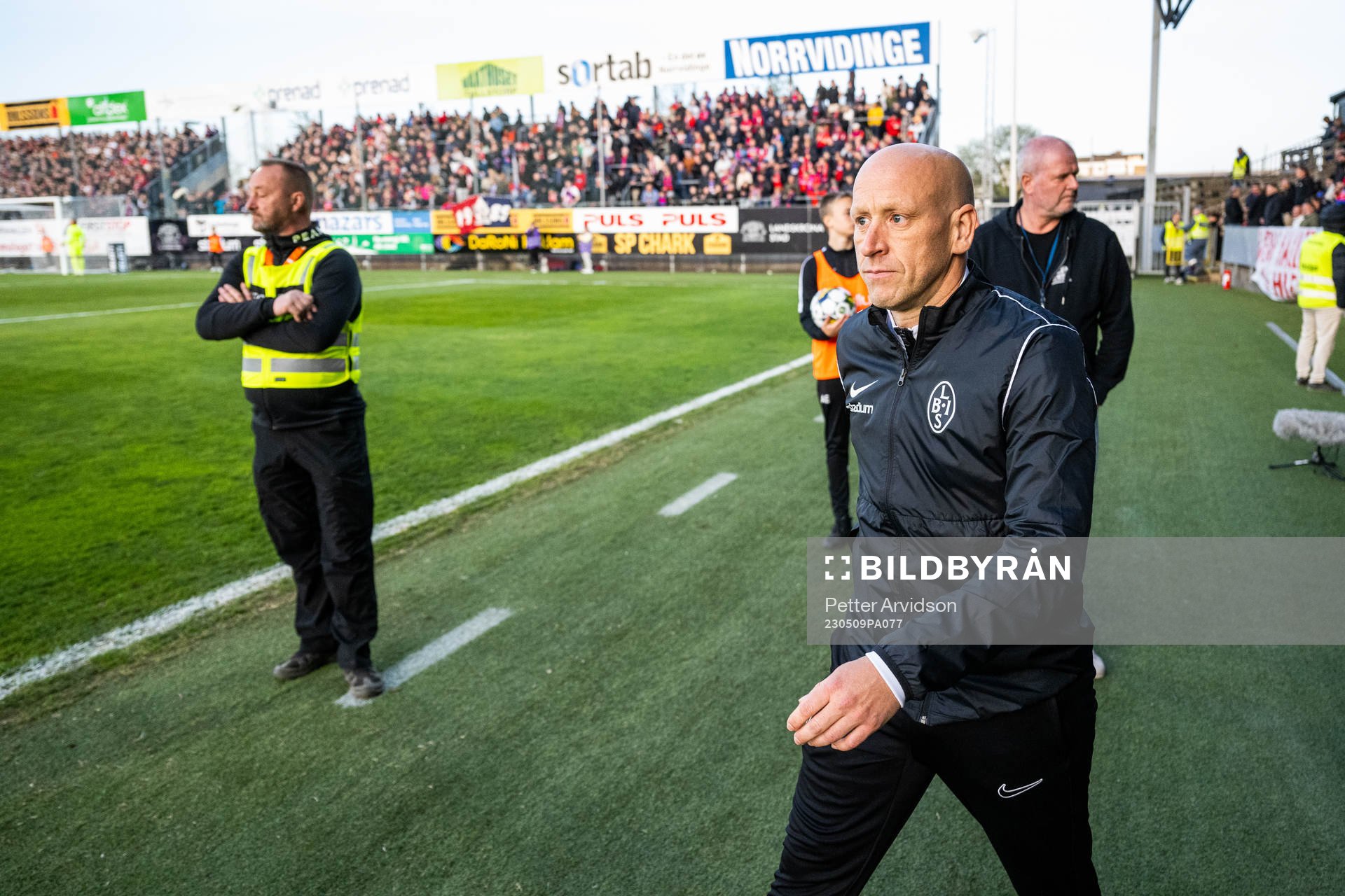 Landskronas tränare Billy Magnusson