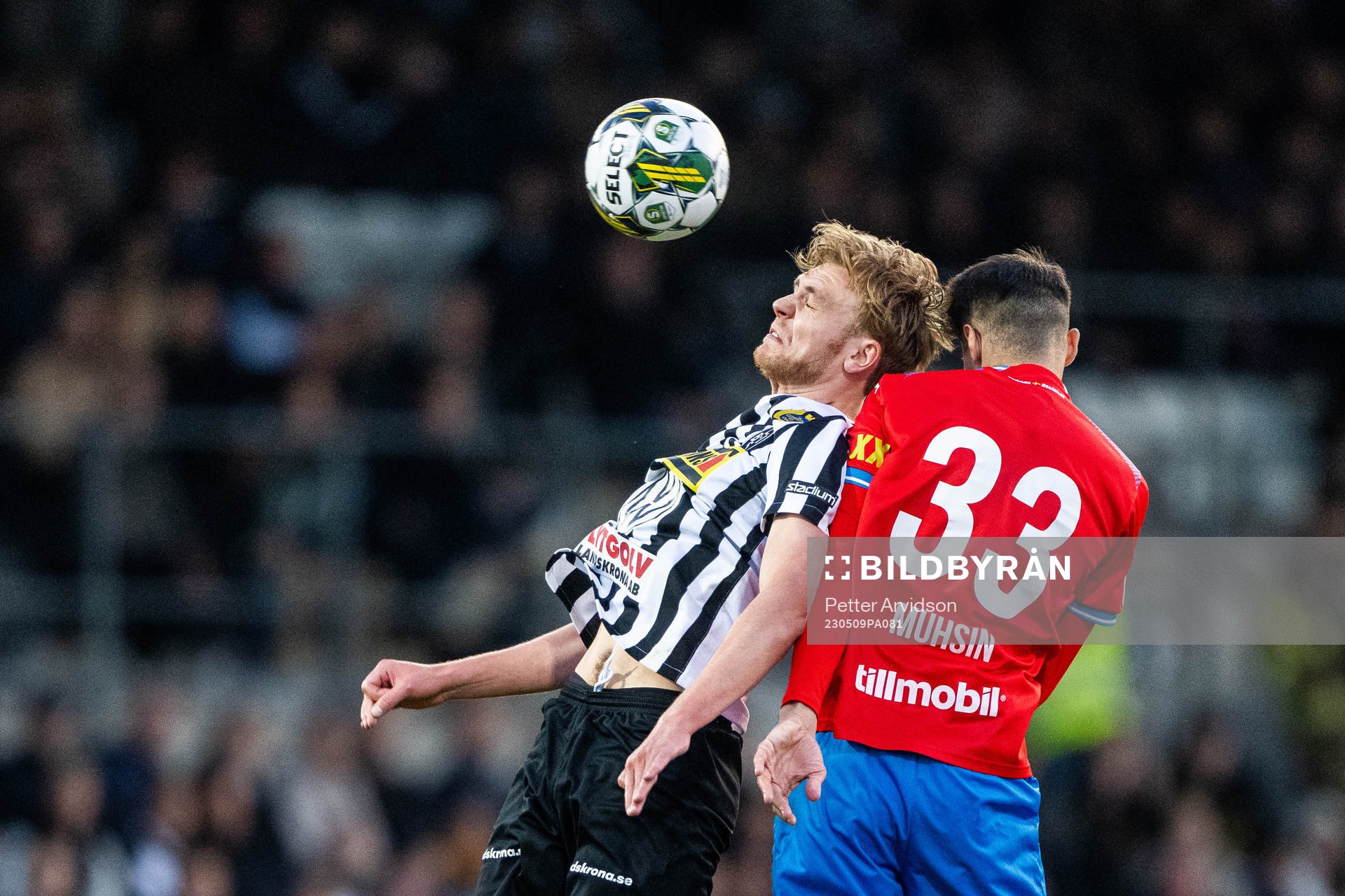 Landskronas Melker Jonsson och Helsingborgs Amar Muhsin