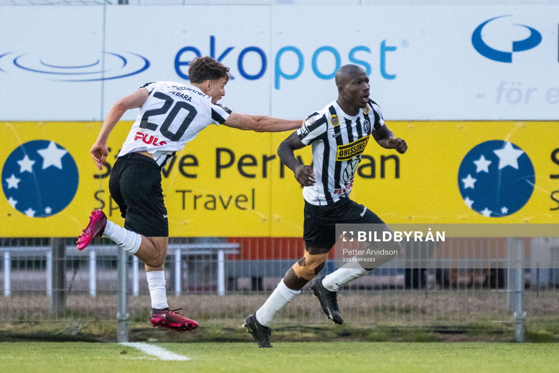 Landskronas Ousmane Diawara jublar