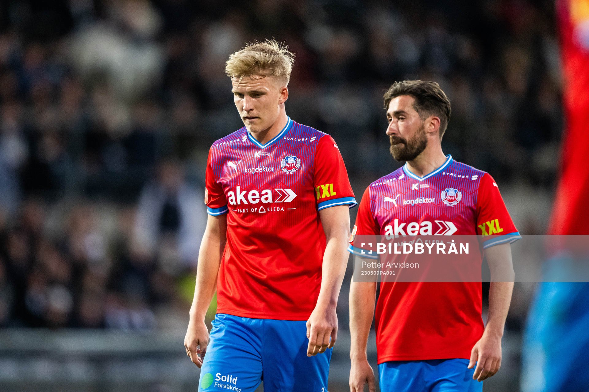 Helsingborgs Casper Widell och Frederik Holst deppar