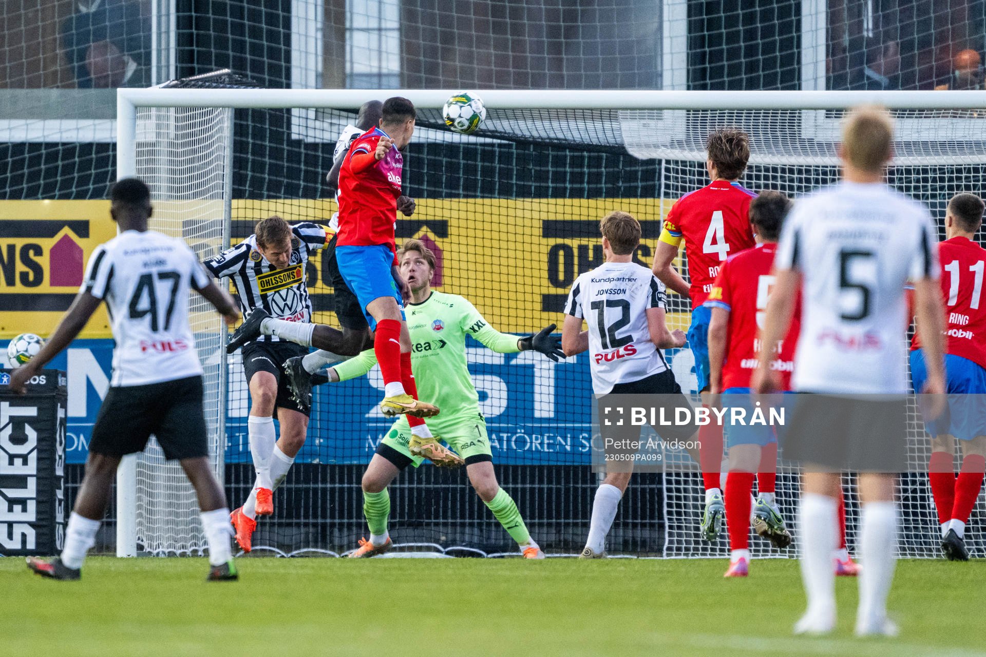 Landskronas Ousmane Diawara gör 2-1 bakom Helsingborgs