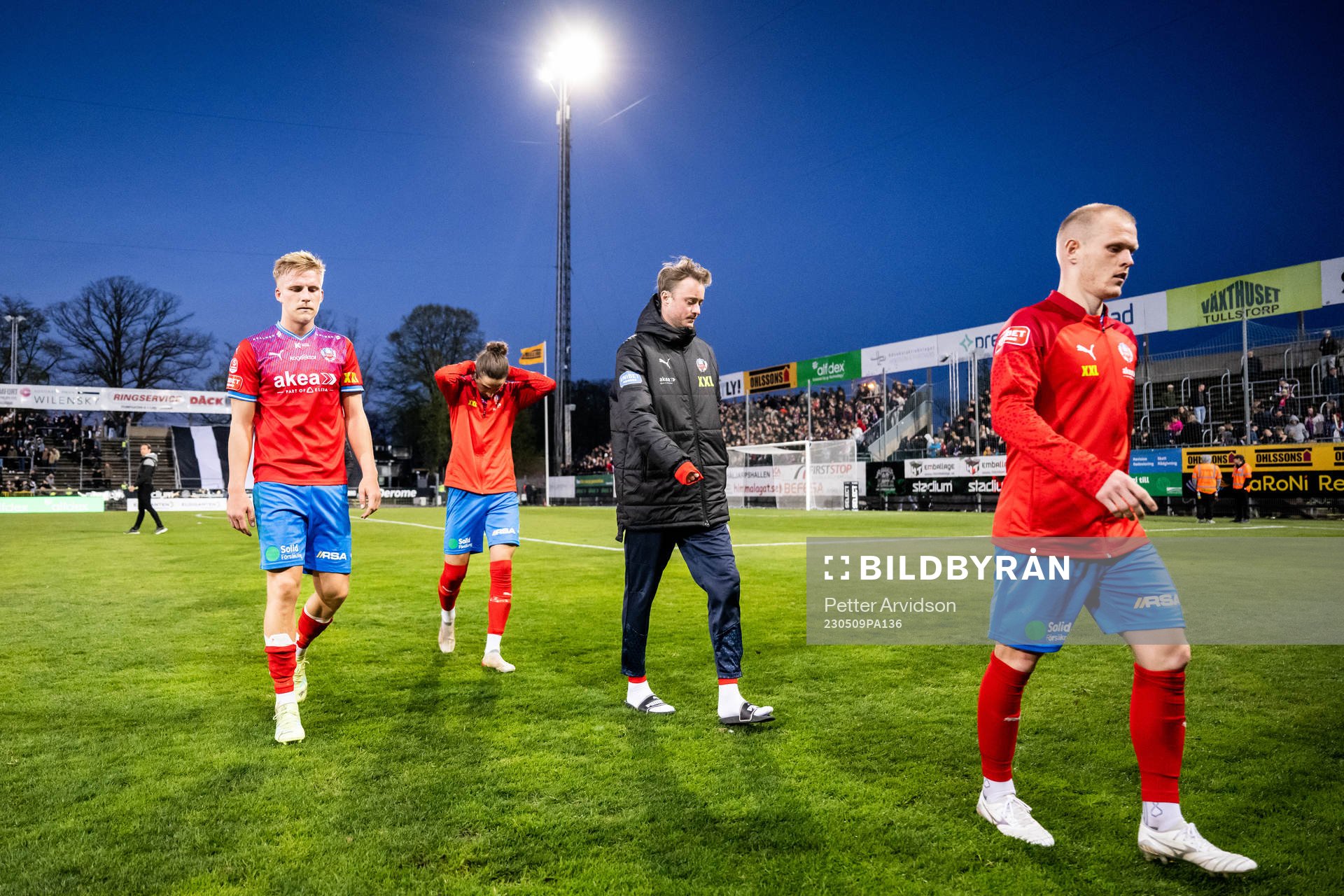 Helsingborgs Casper Widell, Rasmus Jönsson och Philip