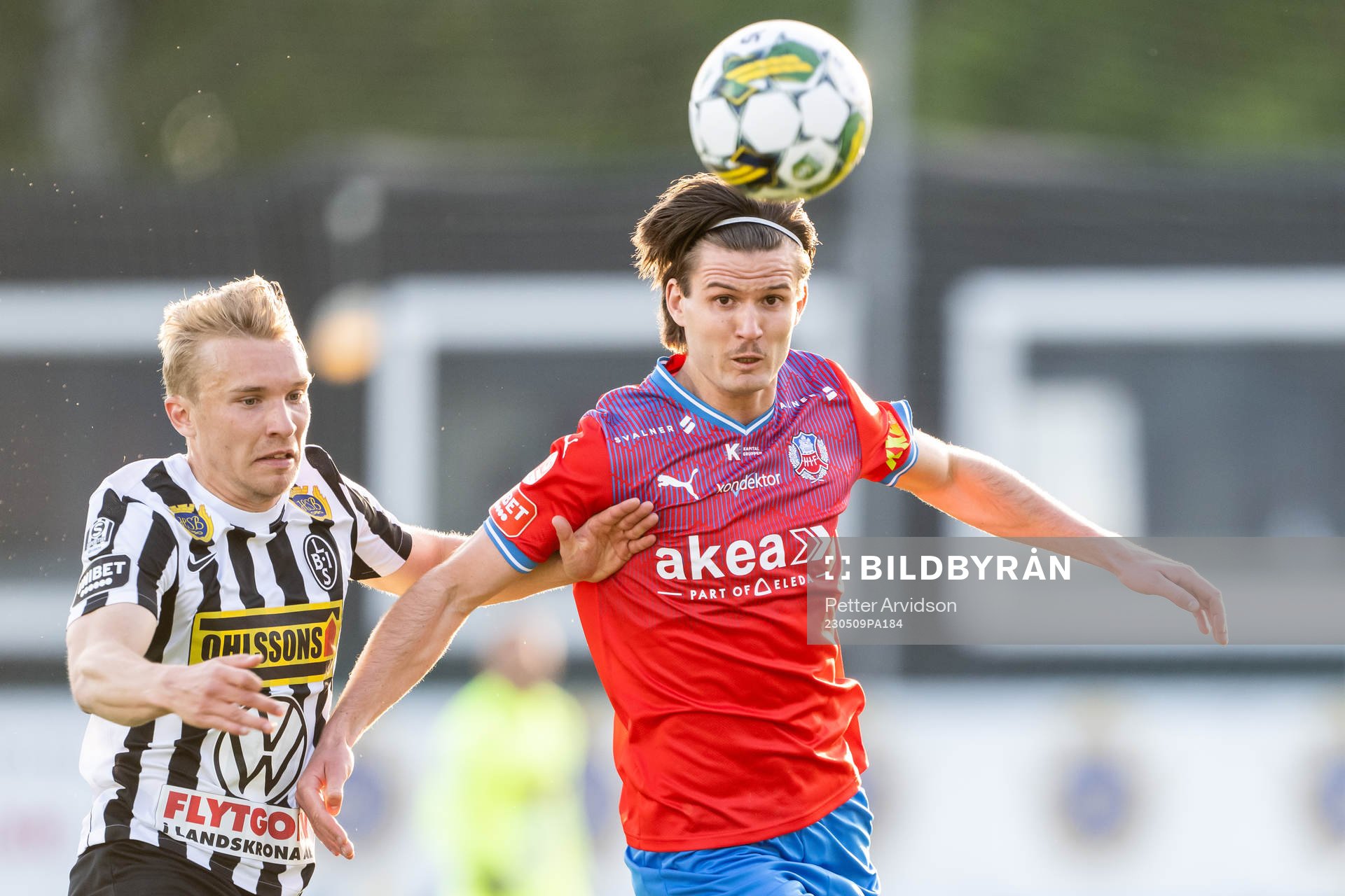 Landskronas Edvin Dahlqvist och Helsingborgs Wilhelm Loeper