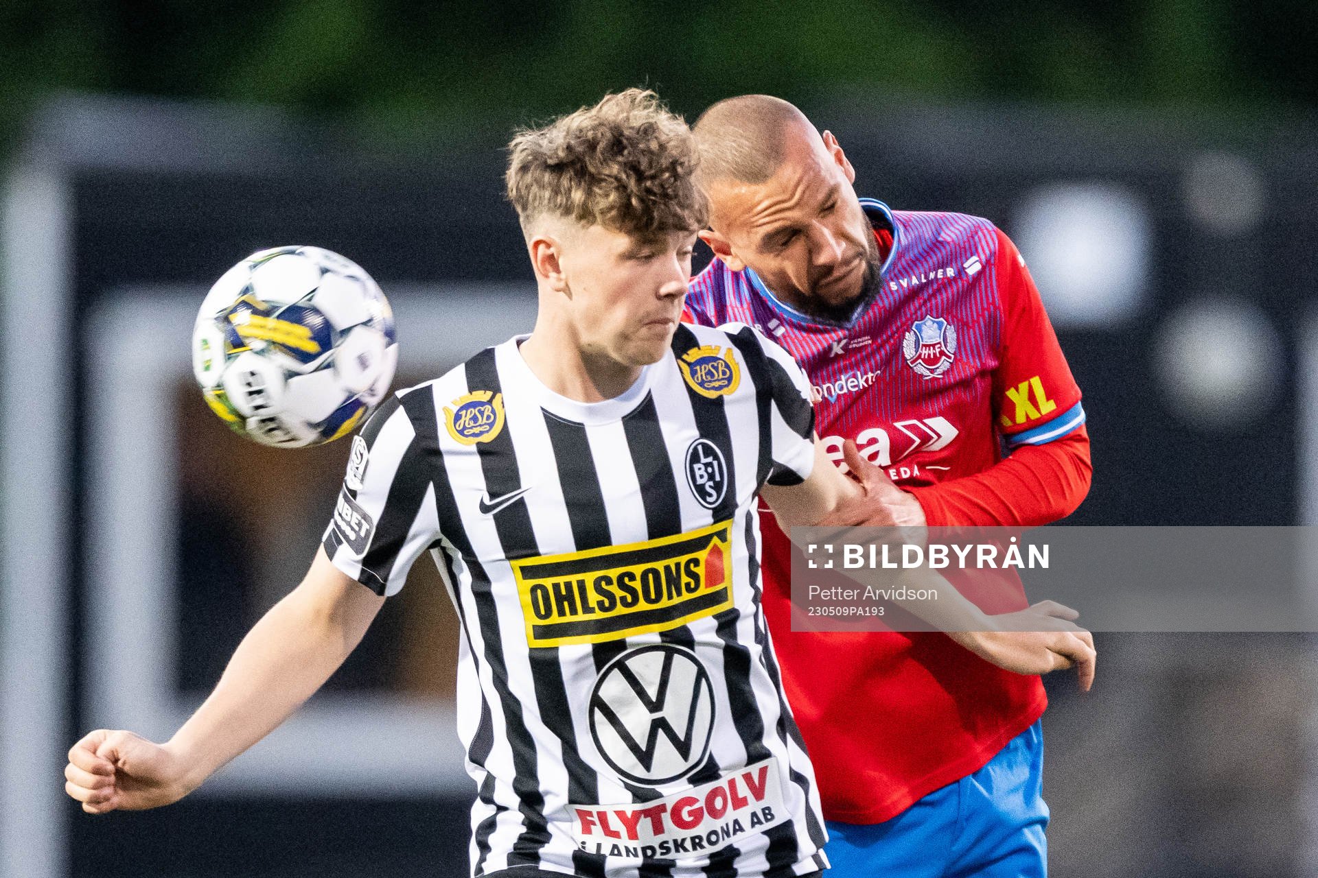 Landskronas Max Nilsson och Helsingborgs Sumar Almadjed