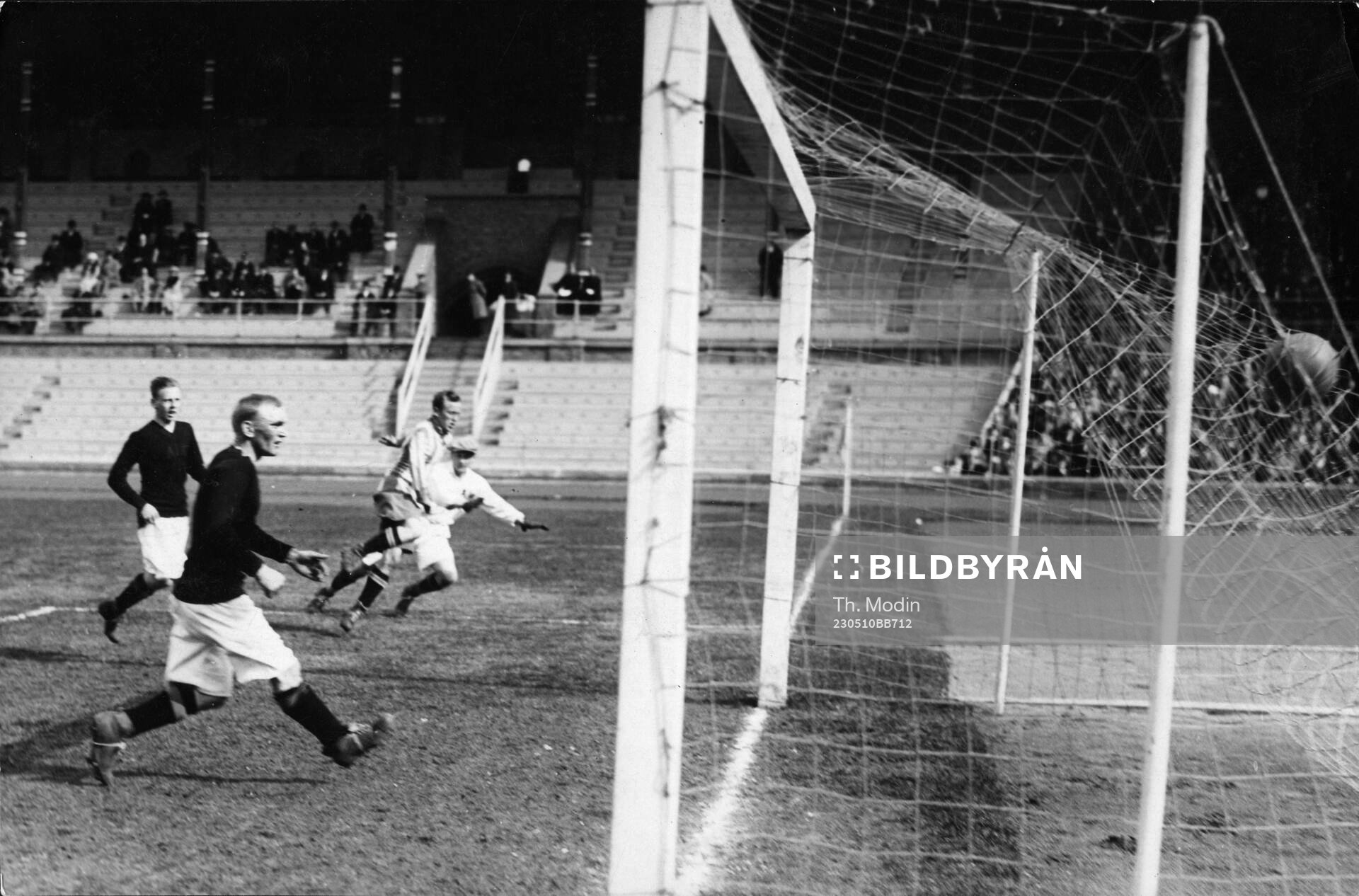 AIK. - Göteborgskamraterna. Matchens enda mål. 10 maj 1923