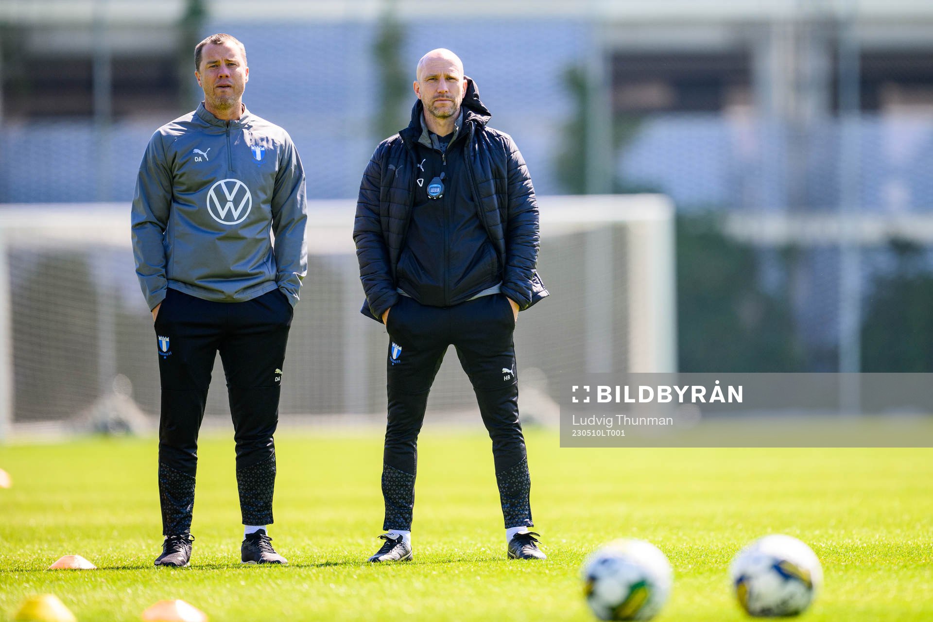 Malmö FFs sportchef Daniel Andersson och tränare Henrik