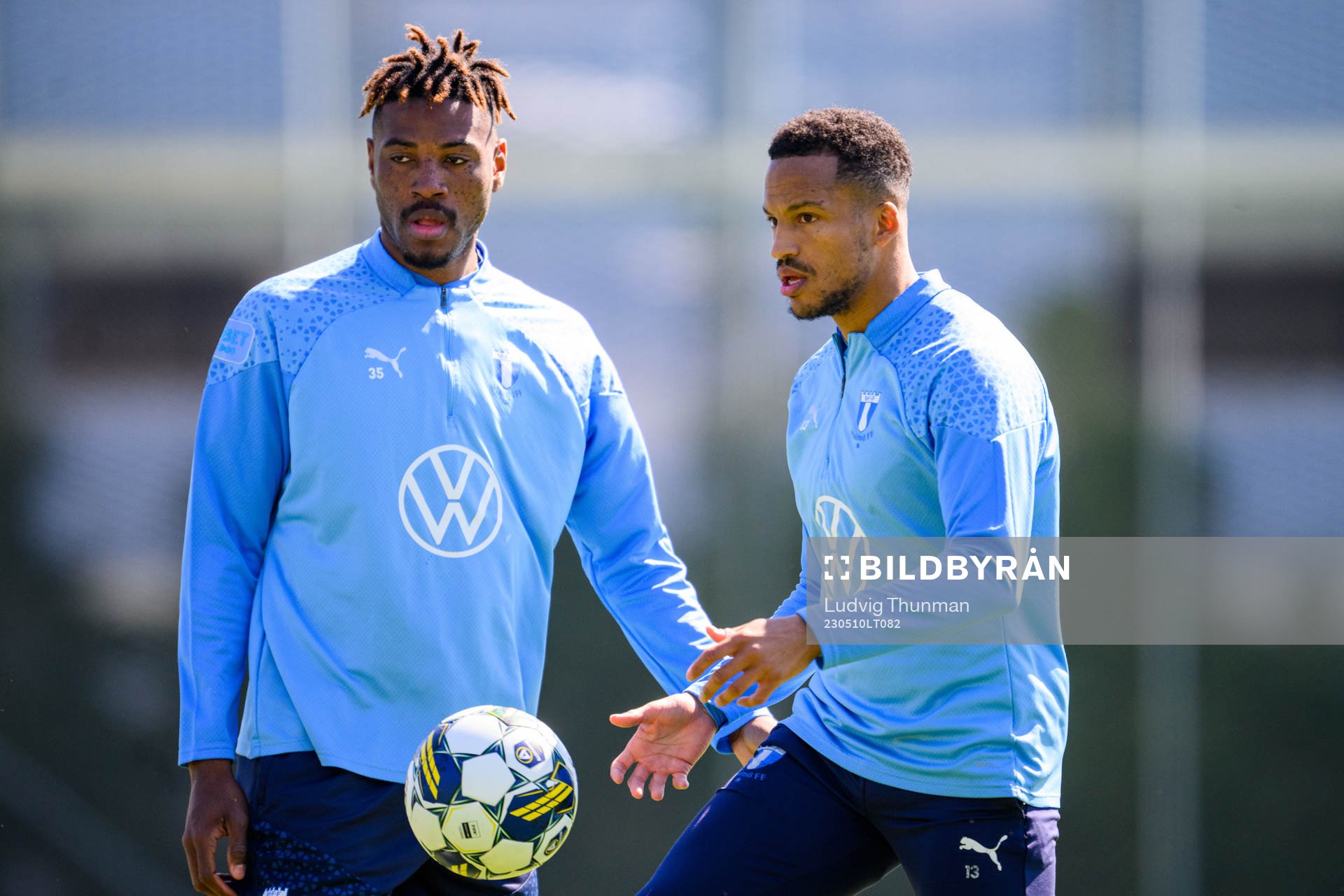 Samuel Kotto och Martin Olsson