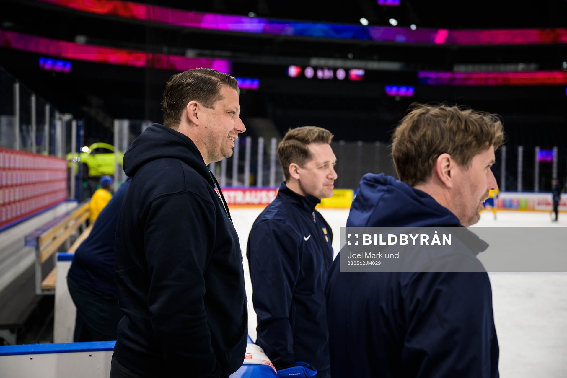 Assistant general manager Josef Boumedienne, head coach Sam