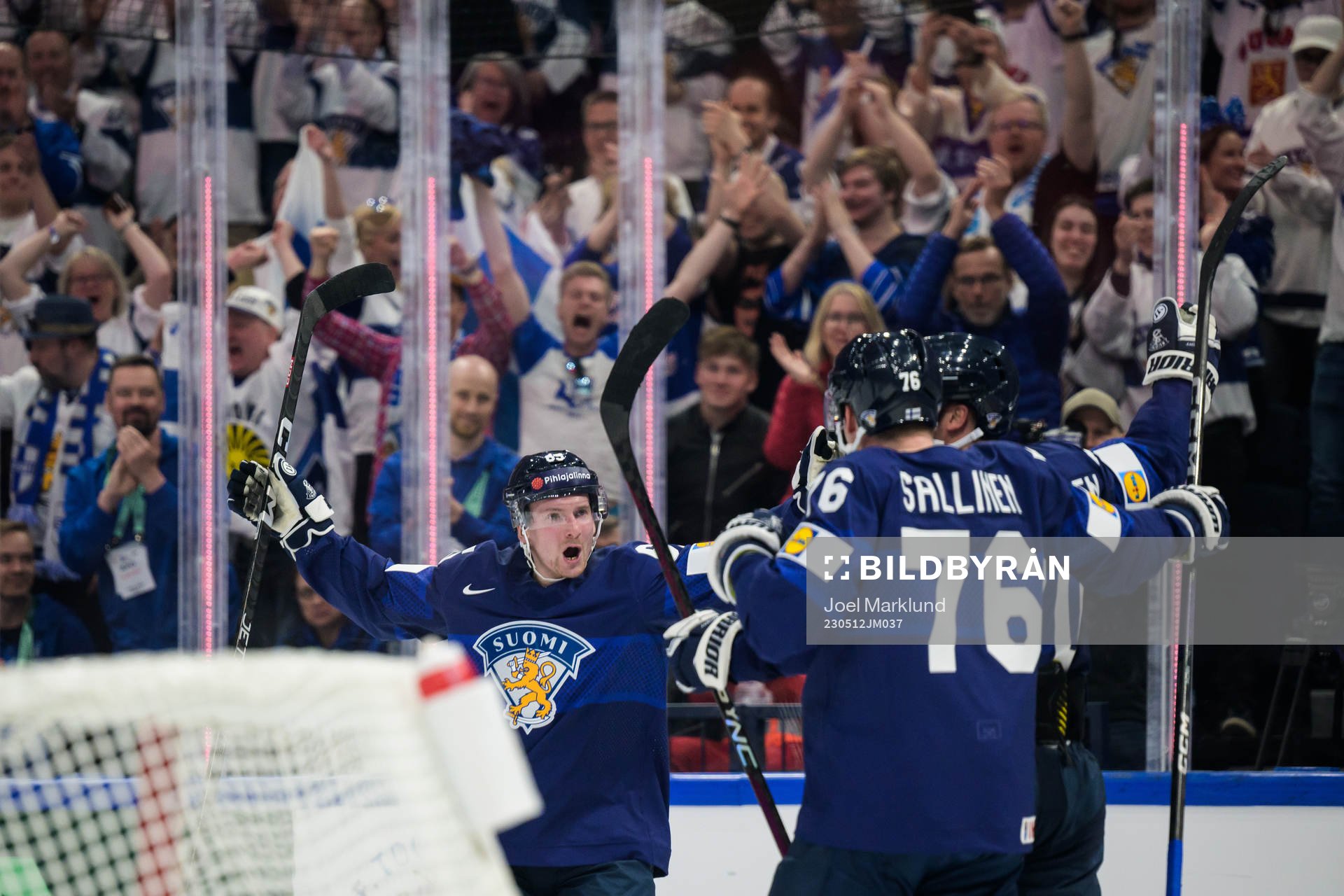 Sakari Manninen, Teemu Hartikainen and Jere Sallinen of