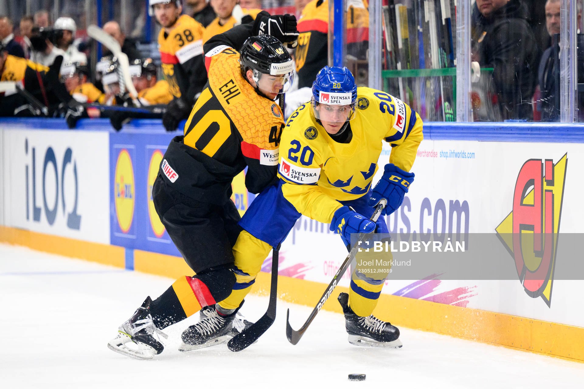 Alexander Ehl of Germany and André Petersson of Sweden