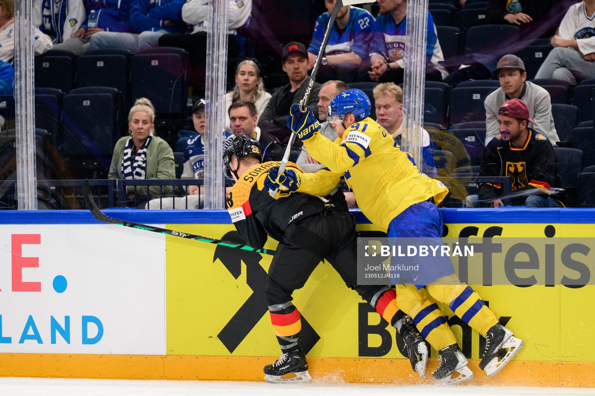 Samuel Soramies of Germany and Carl Grundström of Sweden