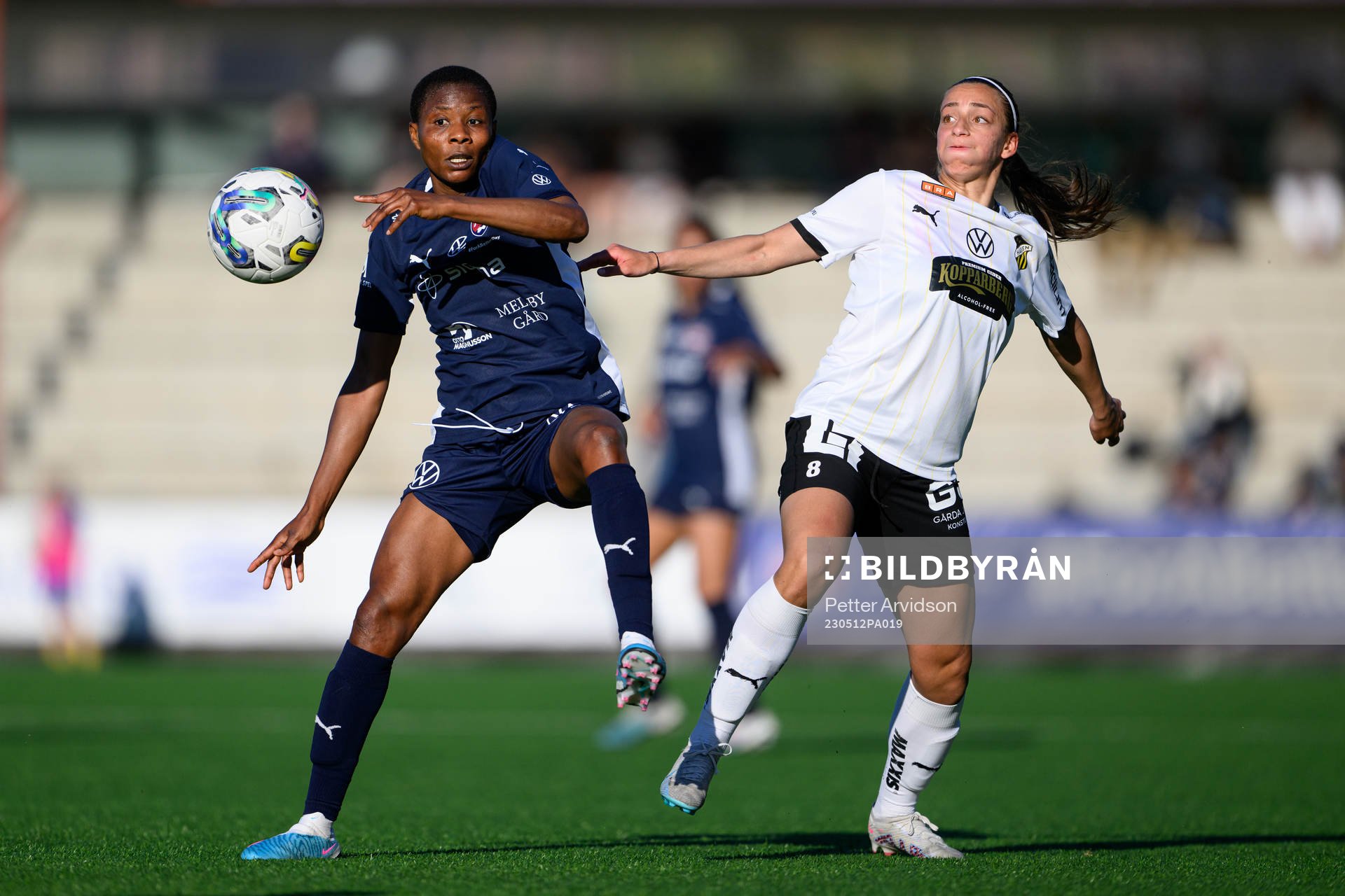FC Rosengårds Halimatu Ibrahim Ayinde och Häckens Rusul