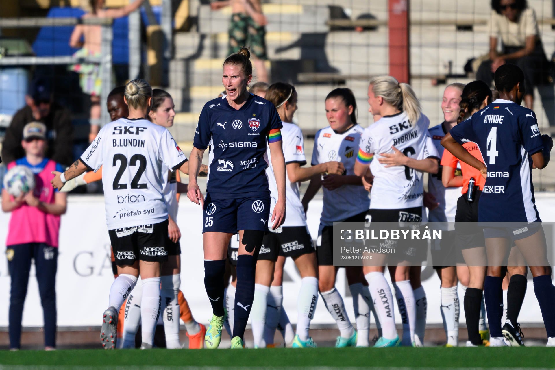 FC Rosengårds Emma Berglund deppar
