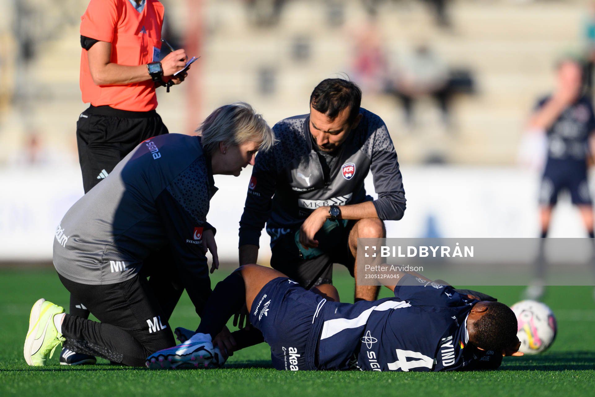 FC Rosengårds Halimatu Ibrahim Ayinde har ont