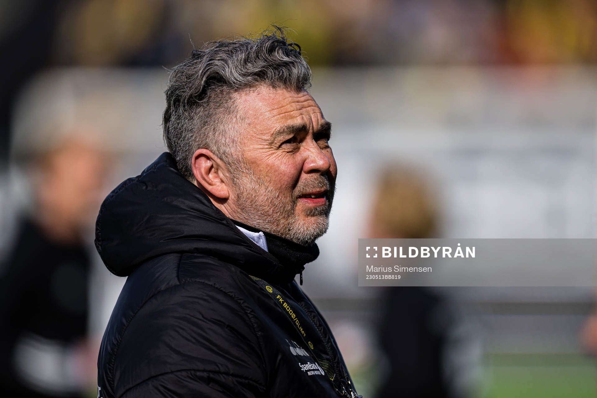 Frode Thomassen, managing director of Bodø/Glimt, ahead of the Eliteserien match between Bodø/Glimt and Rosenborg on May 13, 2023 in Bodø.