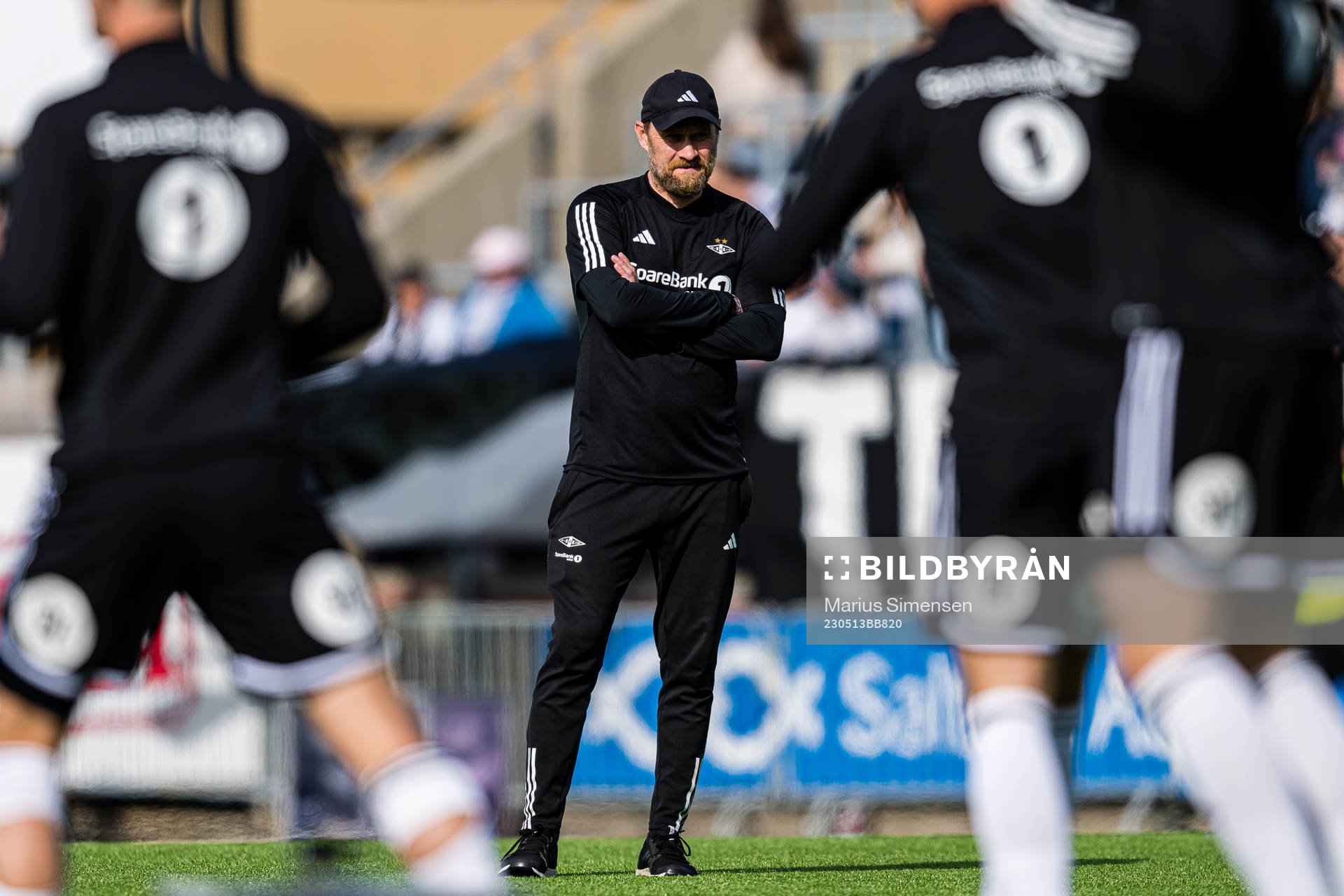 Geir Frigård, assistant coach of Rosenborg, ahead of the Eliteserien match between Bodø/Glimt and Rosenborg on May 13, 2023 in Bodø.