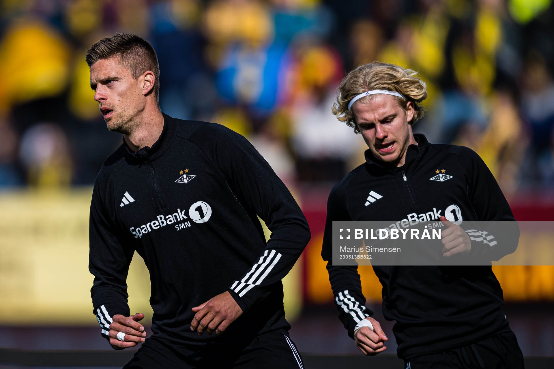 Markus Henriksen of Rosenborg warms up