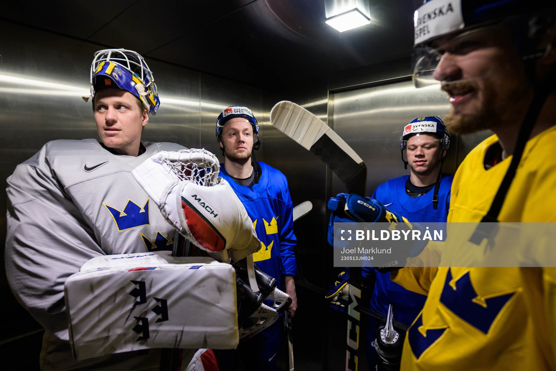 Goaltender Lars Johansson, Alexander Nylander, Lucas
