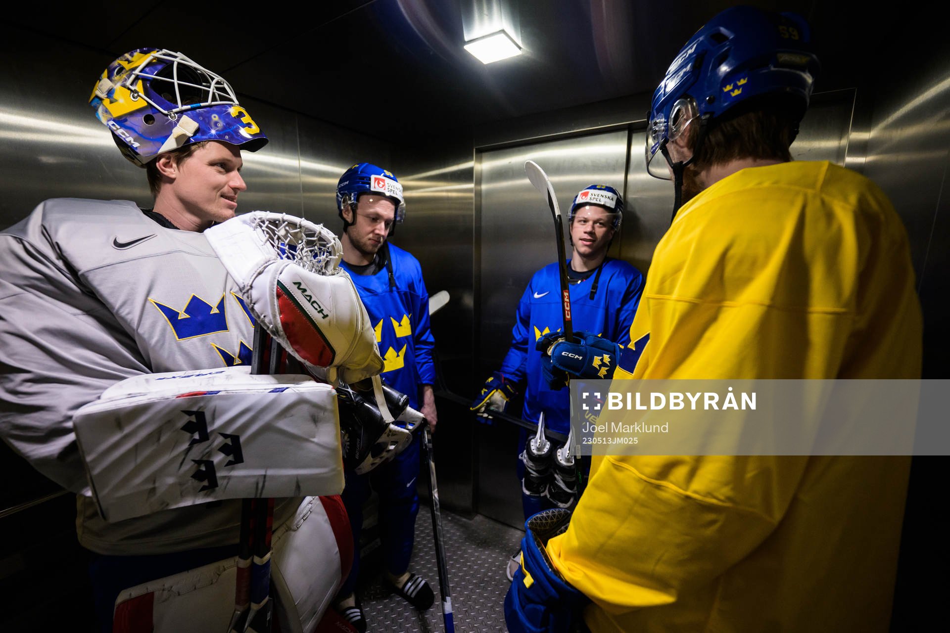 Goaltender Lars Johansson, Alexander Nylander, Lucas