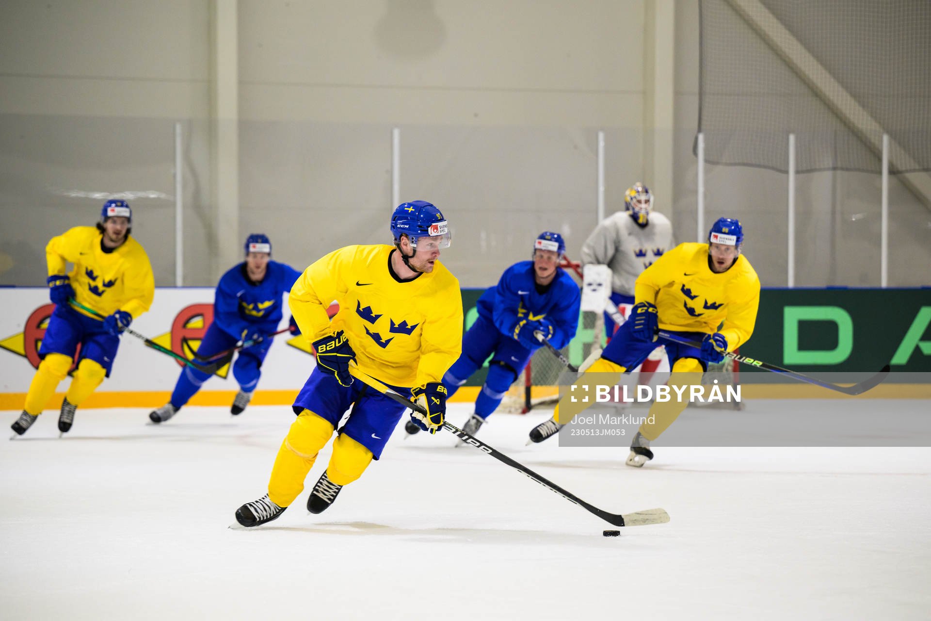 Carl Grundström of Sweden at a practice session