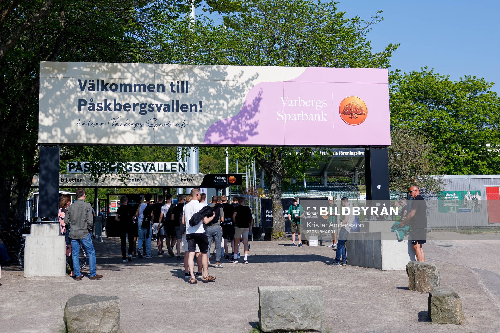 Entrén till Påskbergsvallen