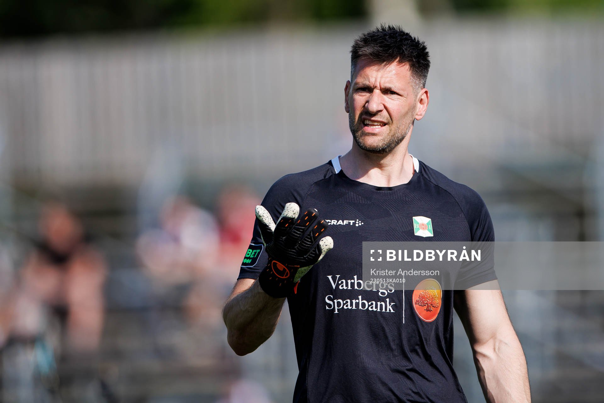 Varbergs målvakt Stojan Lukic